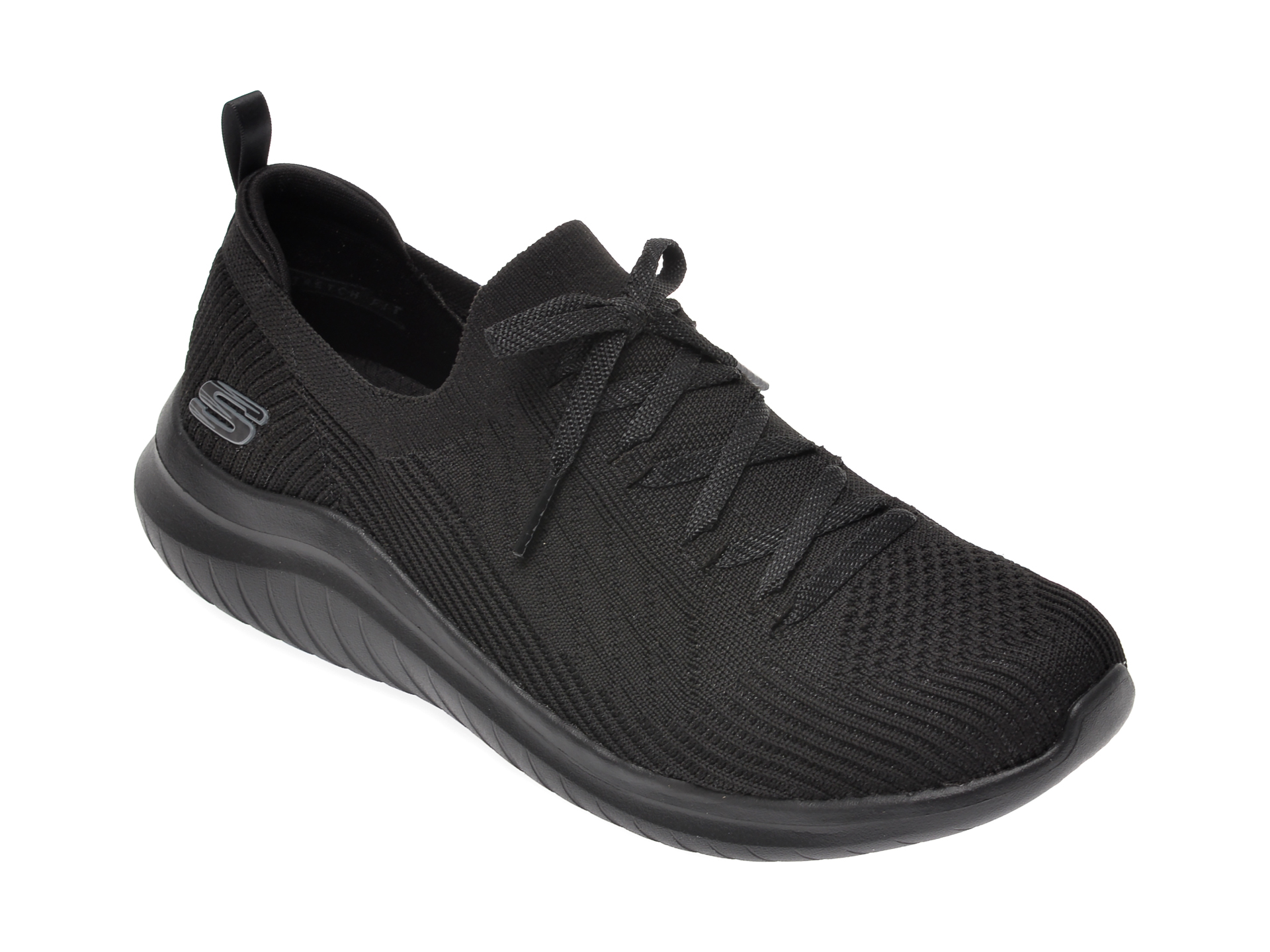 Pantofi sport SKECHERS negri, Ultra Flex 2.0, din material textil