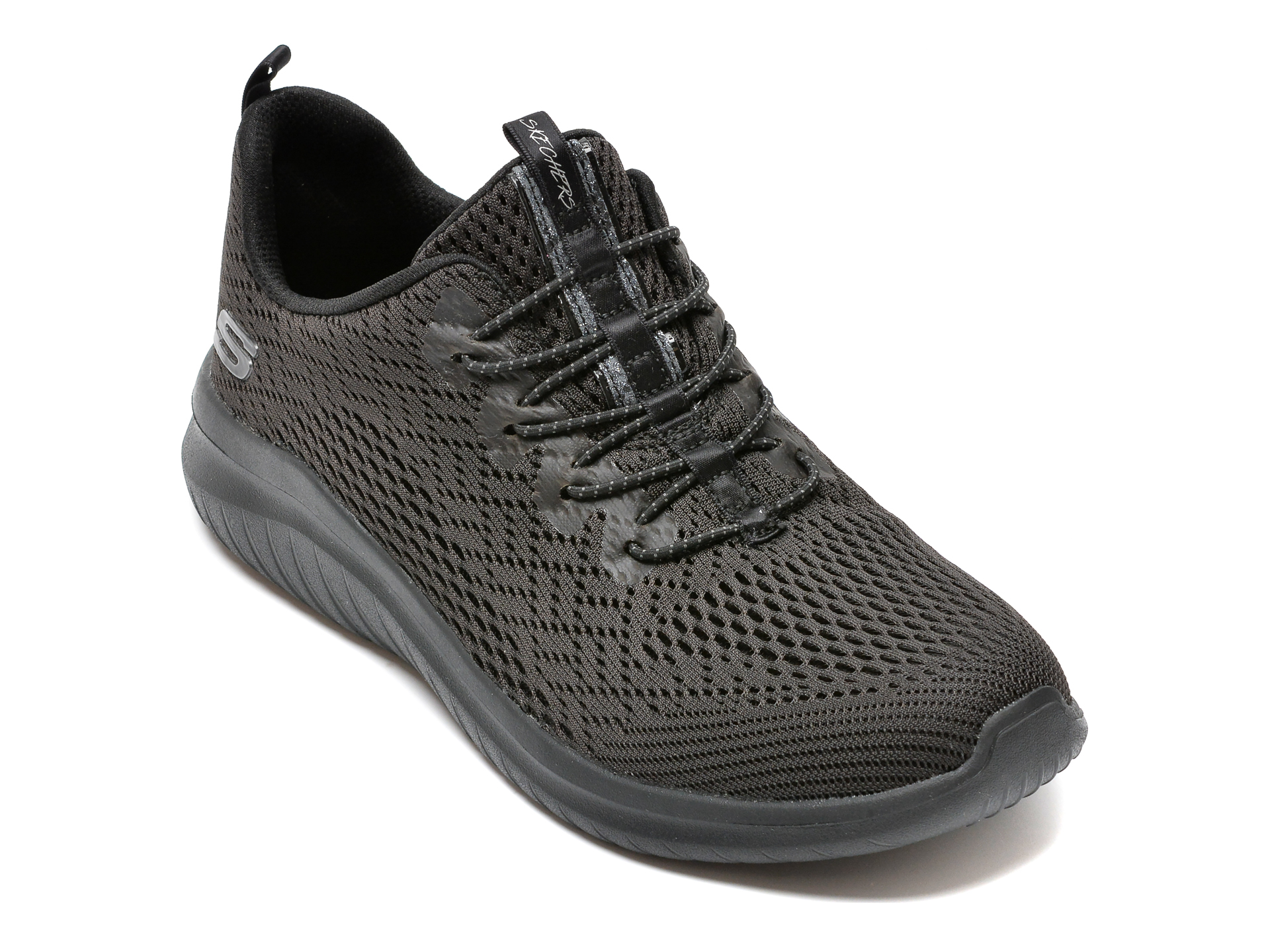 Pantofi sport SKECHERS negri, ULTRA FLEX 2, din material textil