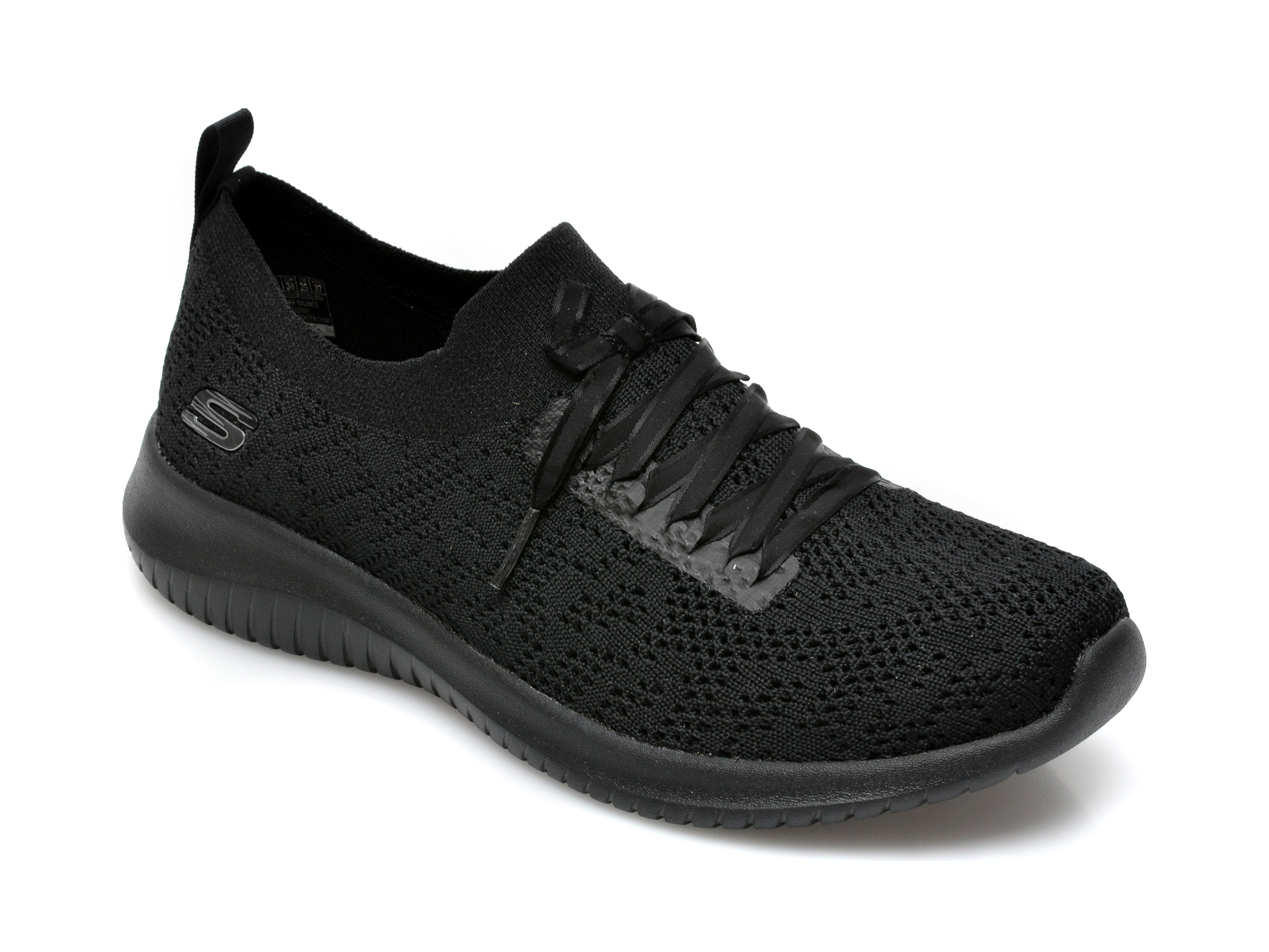 Pantofi sport SKECHERS negri, Ultra Flex Windy Sky, din material textil