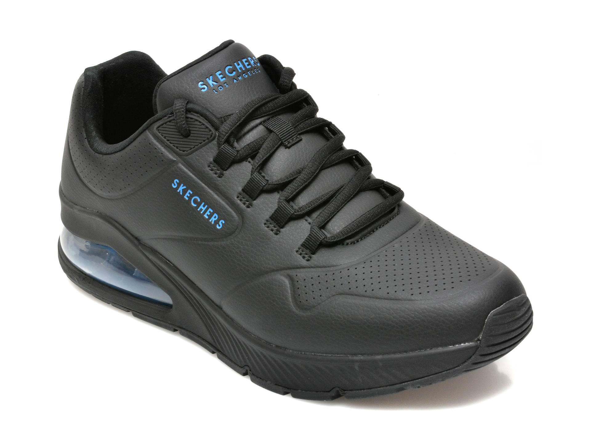 Pantofi sport SKECHERS negri, UNO 2, din piele ecologica 2022 ❤️ Pret Super tezyo.ro imagine noua 2022