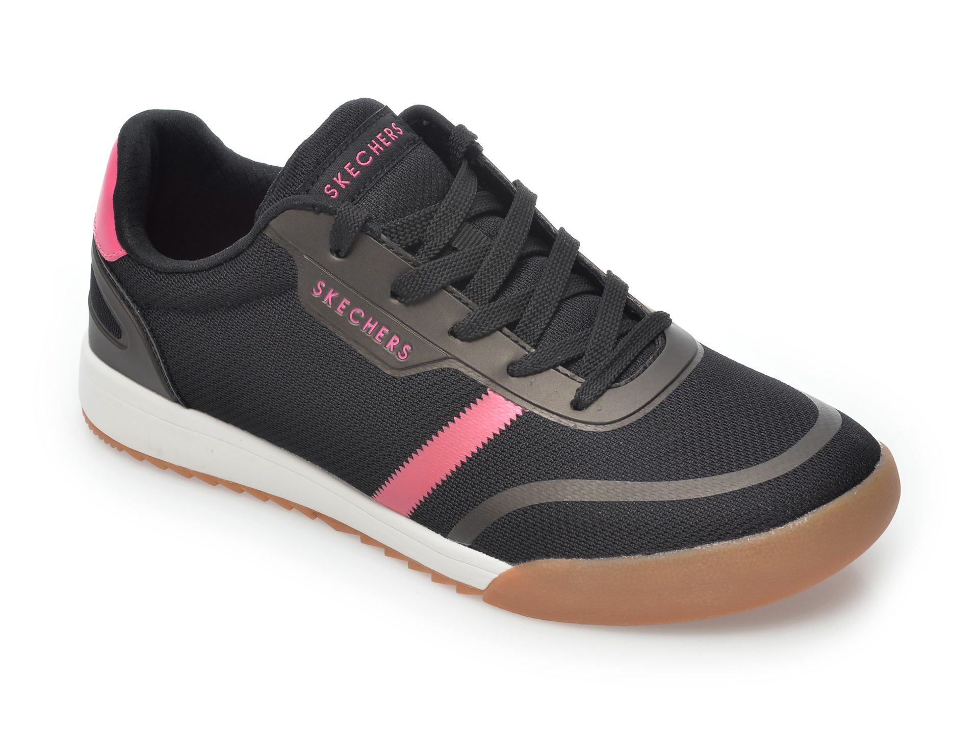 Pantofi sport SKECHERS negri, Zinger 2.0 Pearlescent Path, din material textil