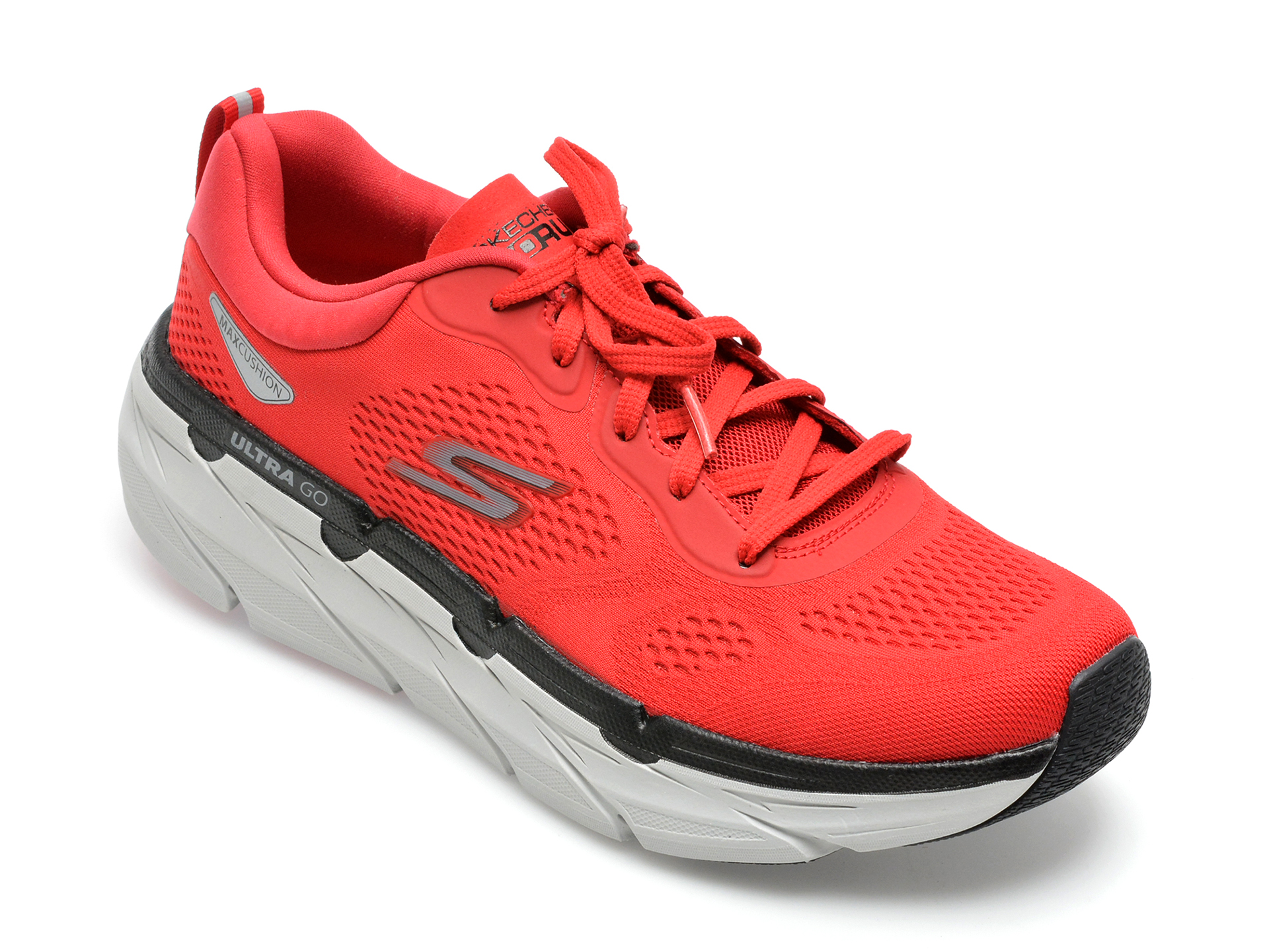 Pantofi sport SKECHERS rosii, 220068, din material textil