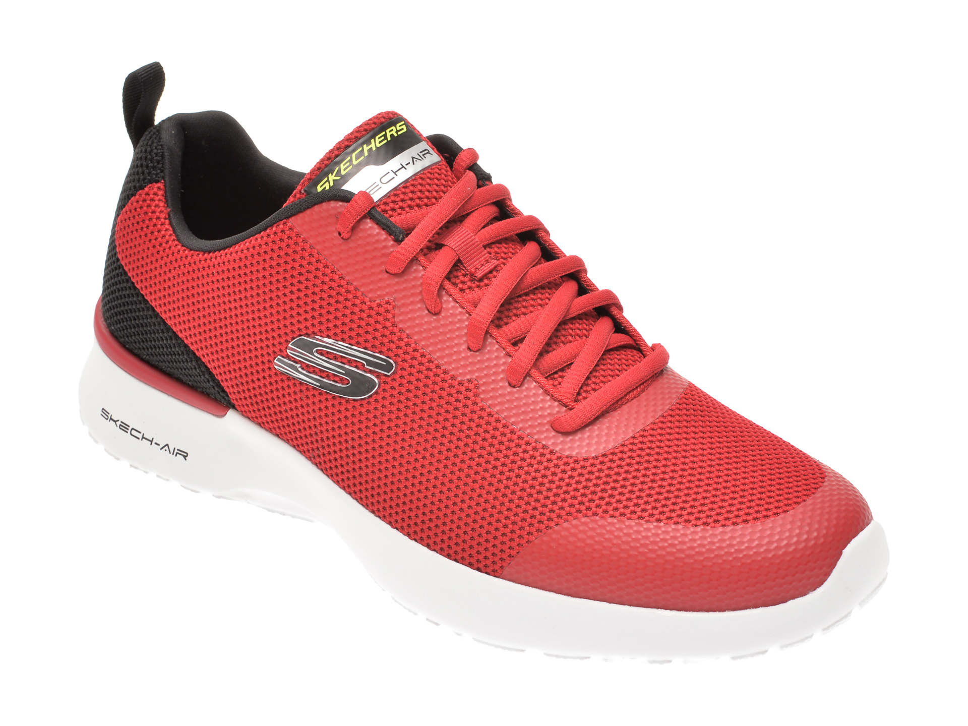 Pantofi sport SKECHERS rosii, SKECH-AIR DYNAMIGHT WINLY, din material textil