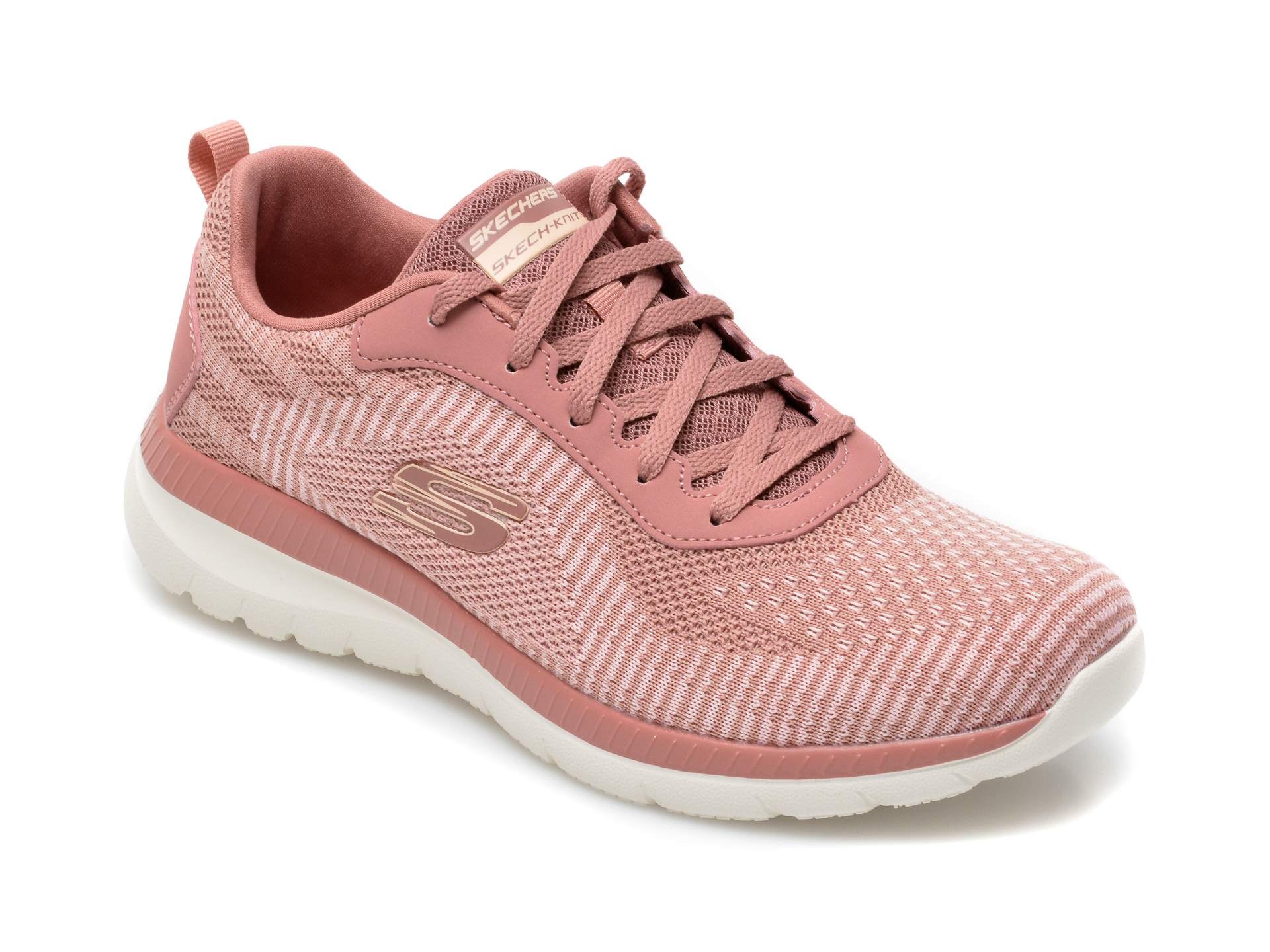 Pantofi sport SKECHERS roz, Bountiful Purist, din material textil