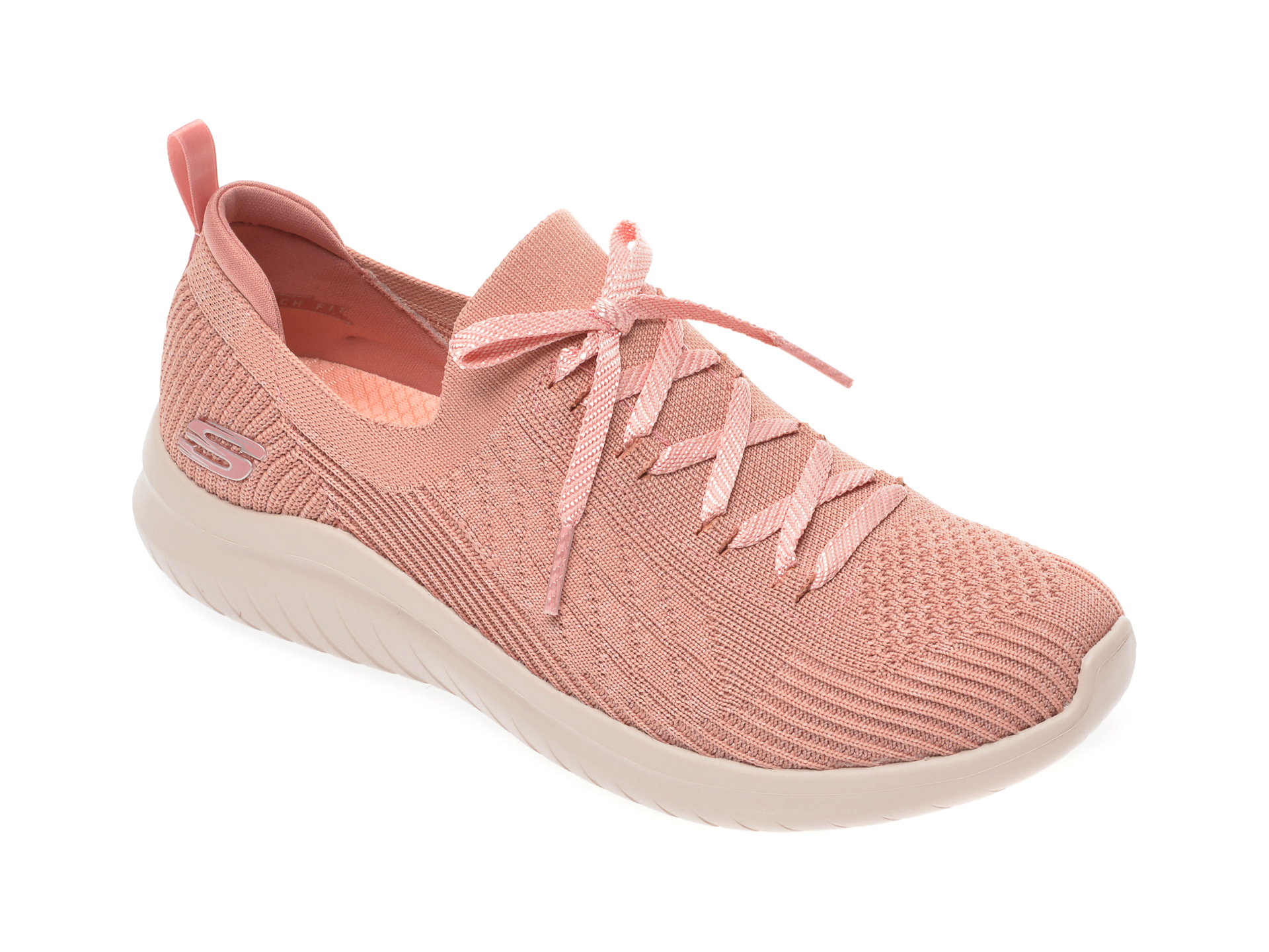 Pantofi sport SKECHERS roz, Ultra Flex 2.0, din material textil