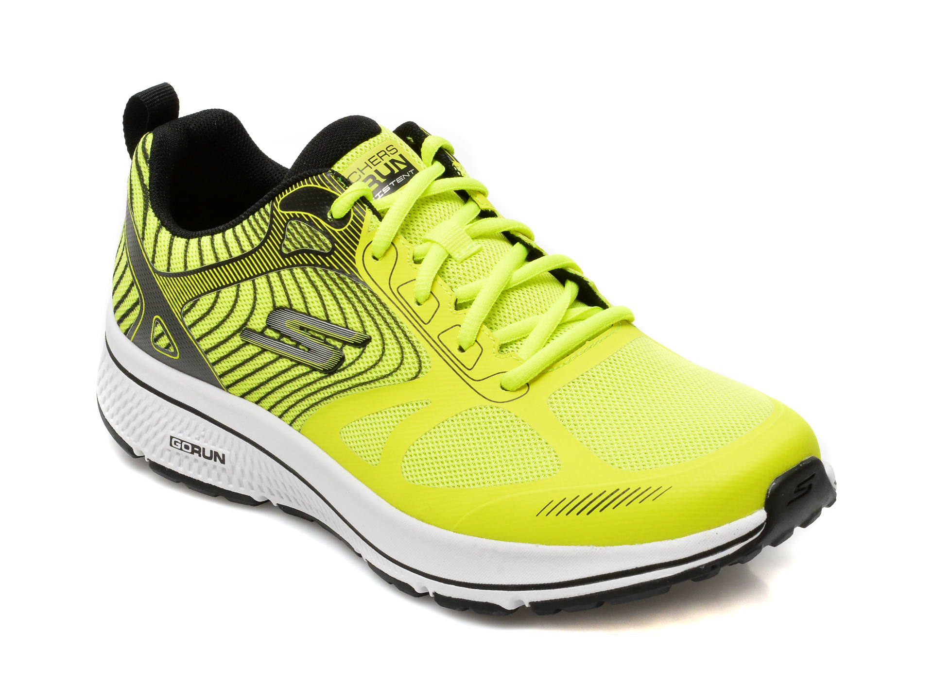 Pantofi sport SKECHERS verzi, GO RUN CONSISTENT, din material textil