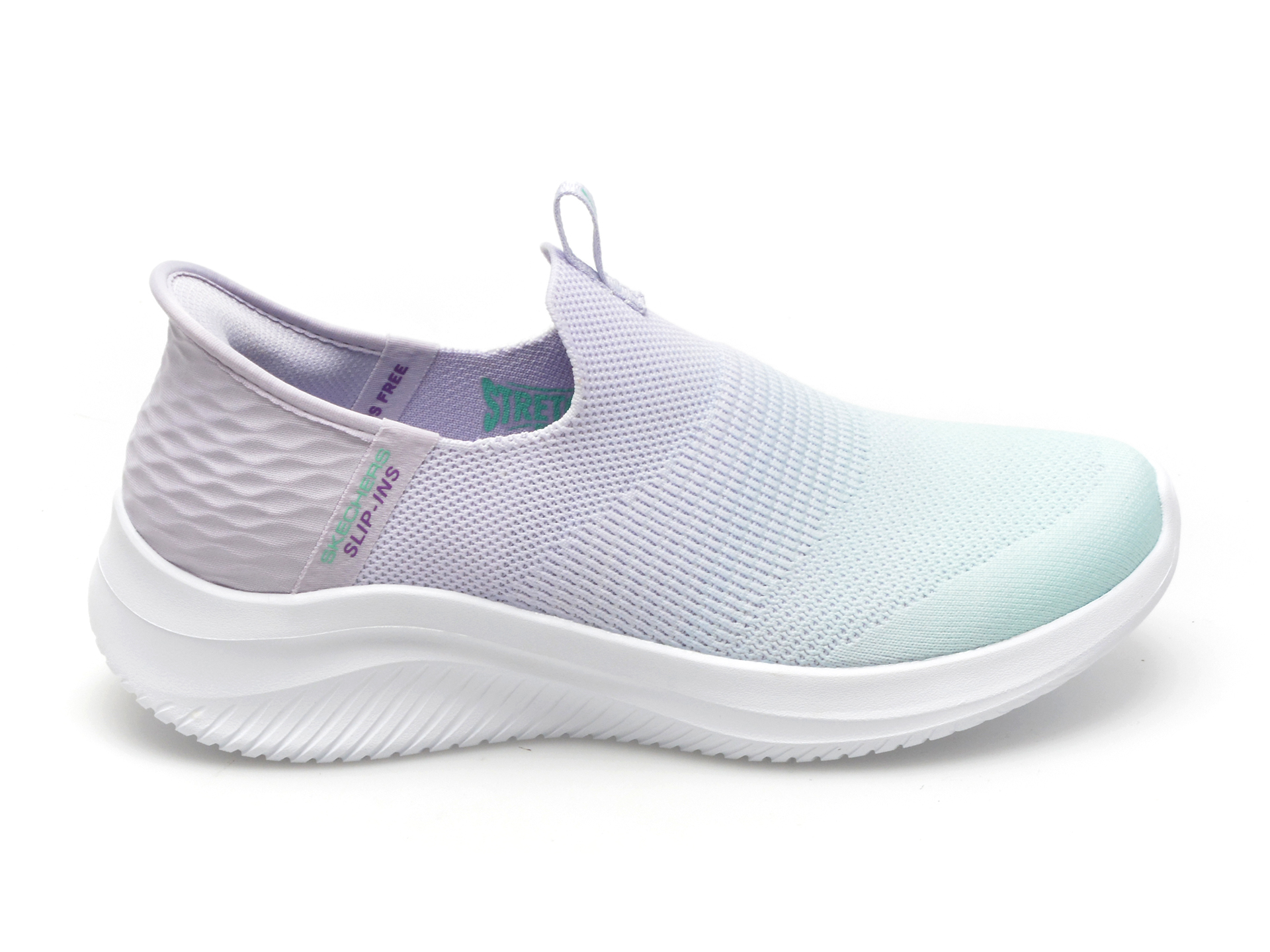 Pantofi sport SKECHERS verzi, ULTRA FLEX 3.0, din material textil