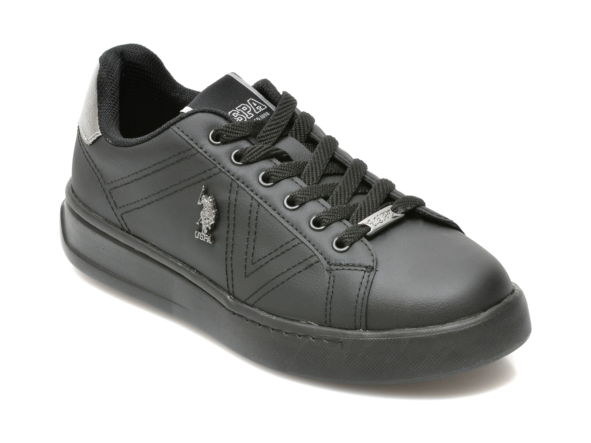 Pantofi sport US POLO ASSN negri, EXTRA, din piele ecologica /femei/pantofi imagine noua