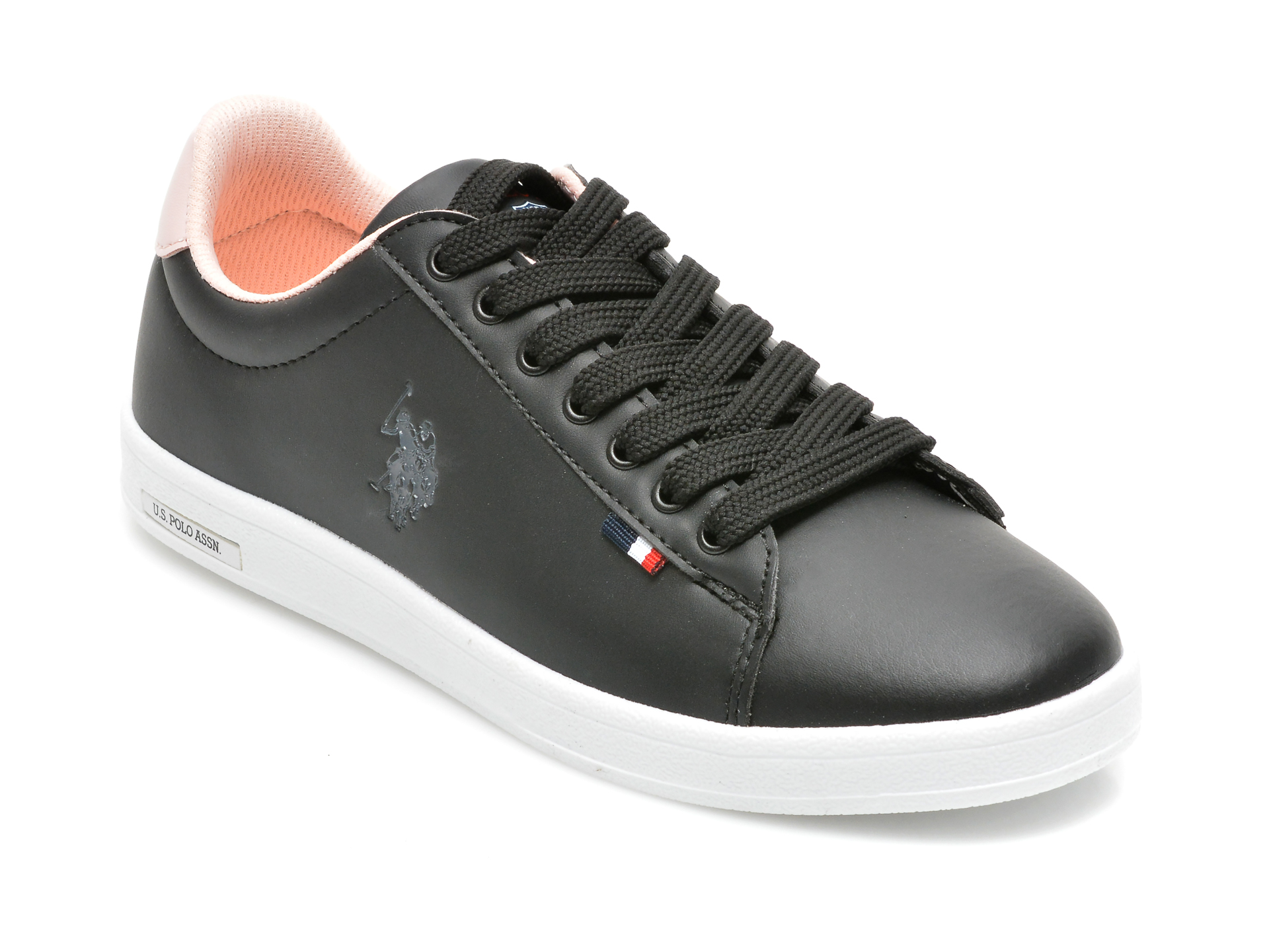 Pantofi sport US POLO ASSN negru, FRANCO WMN, din piele ecologica /femei/pantofi imagine noua