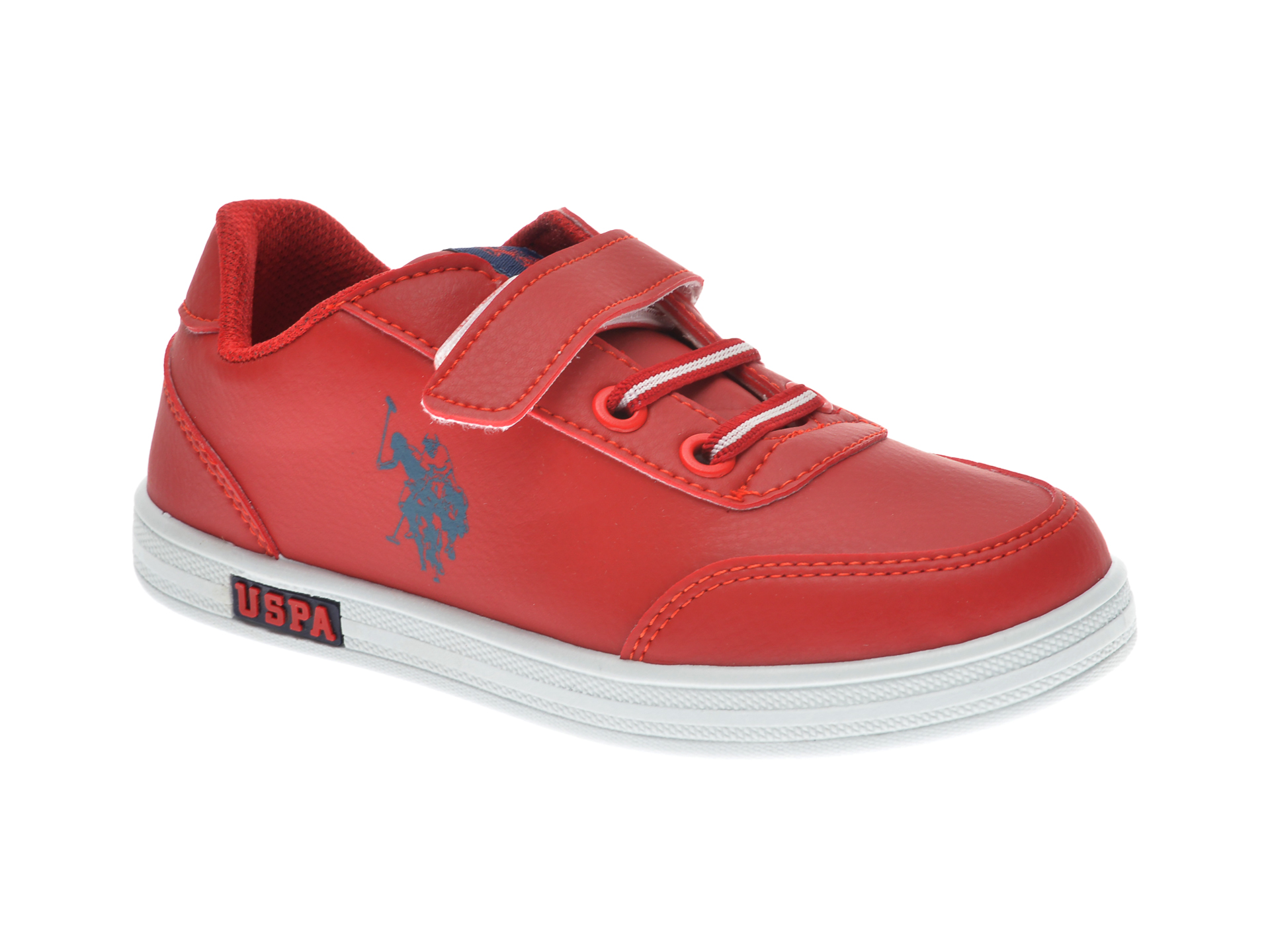 Pantofi sport US POLO ASSN rosii, 429457, din piele ecologica