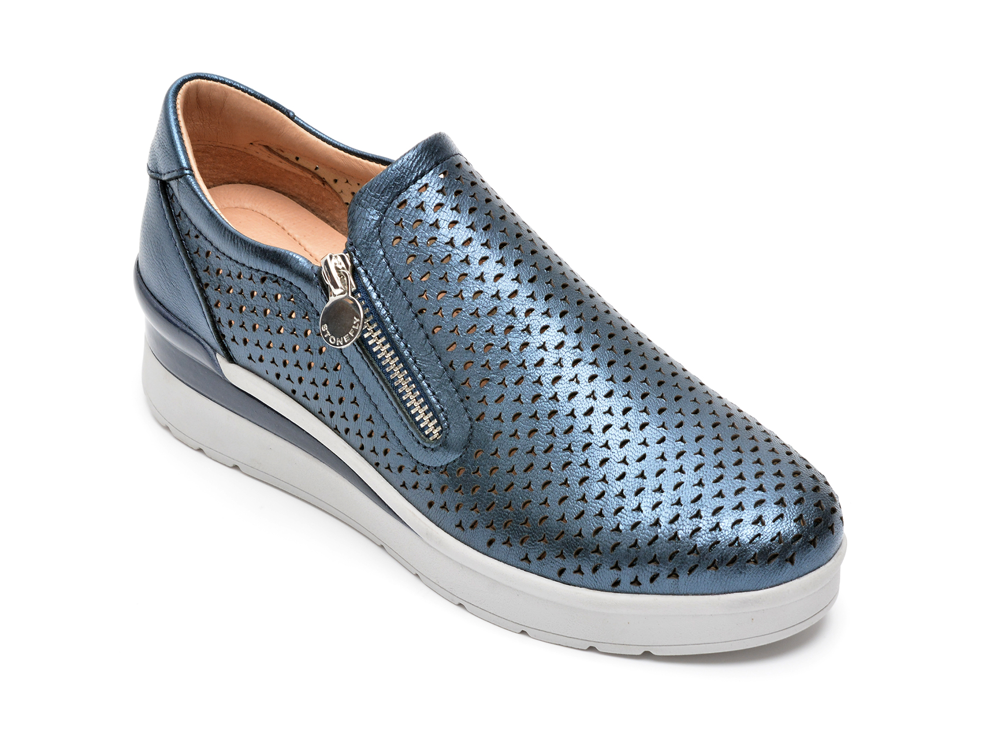 Pantofi STONEFLY bleumarin, CREAM25, din piele naturala 2023 ❤️ Pret Super tezyo.ro imagine noua 2022