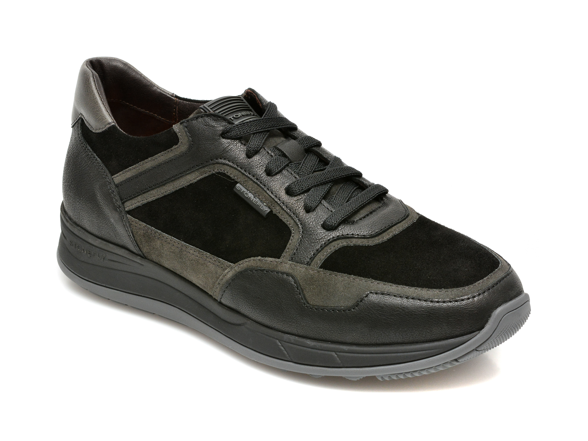 Pantofi STONEFLY negri, EDWARD6, din piele naturala 2023 ❤️ Pret Super tezyo.ro imagine noua 2022