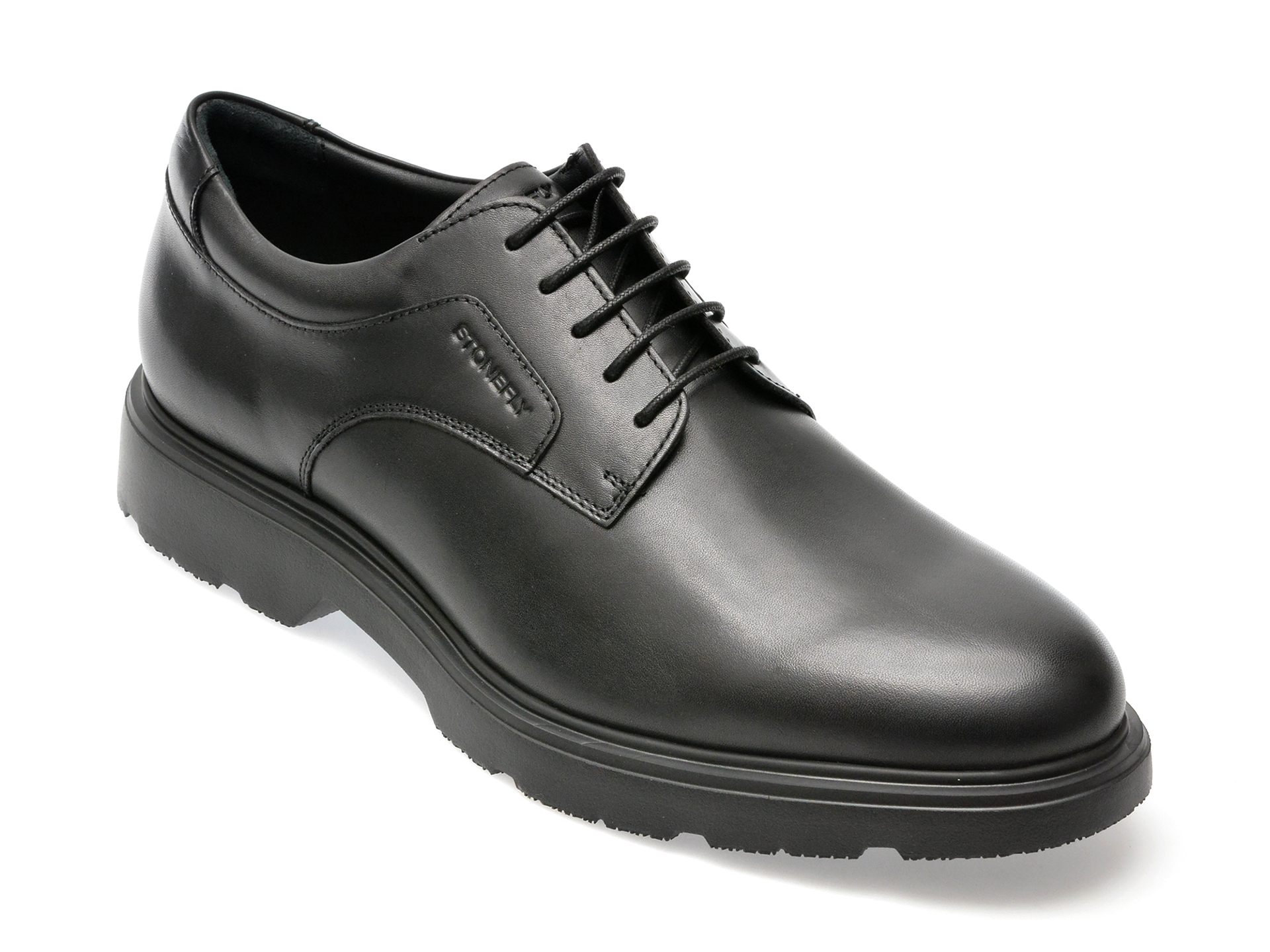 Pantofi STONEFLY negri, FORE2, din piele naturala