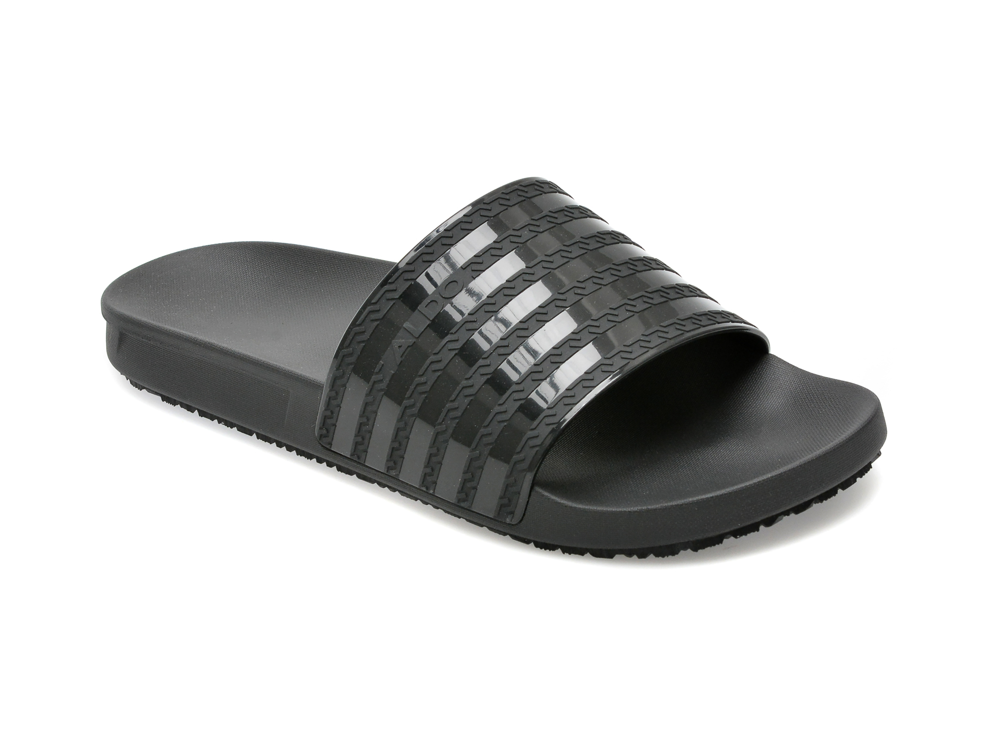 Papuci ALDO negre, SKIMSLIDE001, din piele ecologica Aldo imagine noua 2022