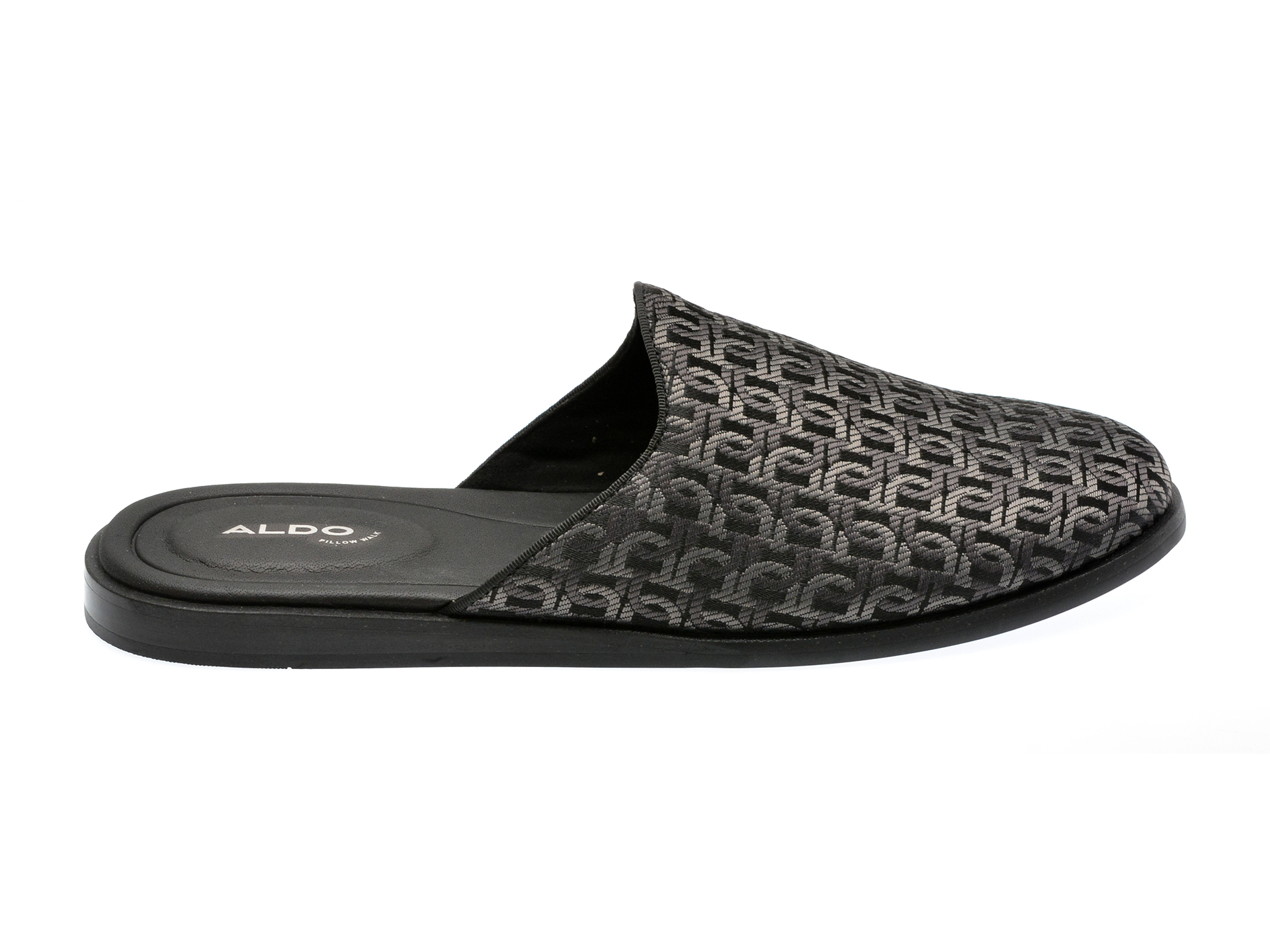 Papuci casual ALDO negri, 13749108, din material textil