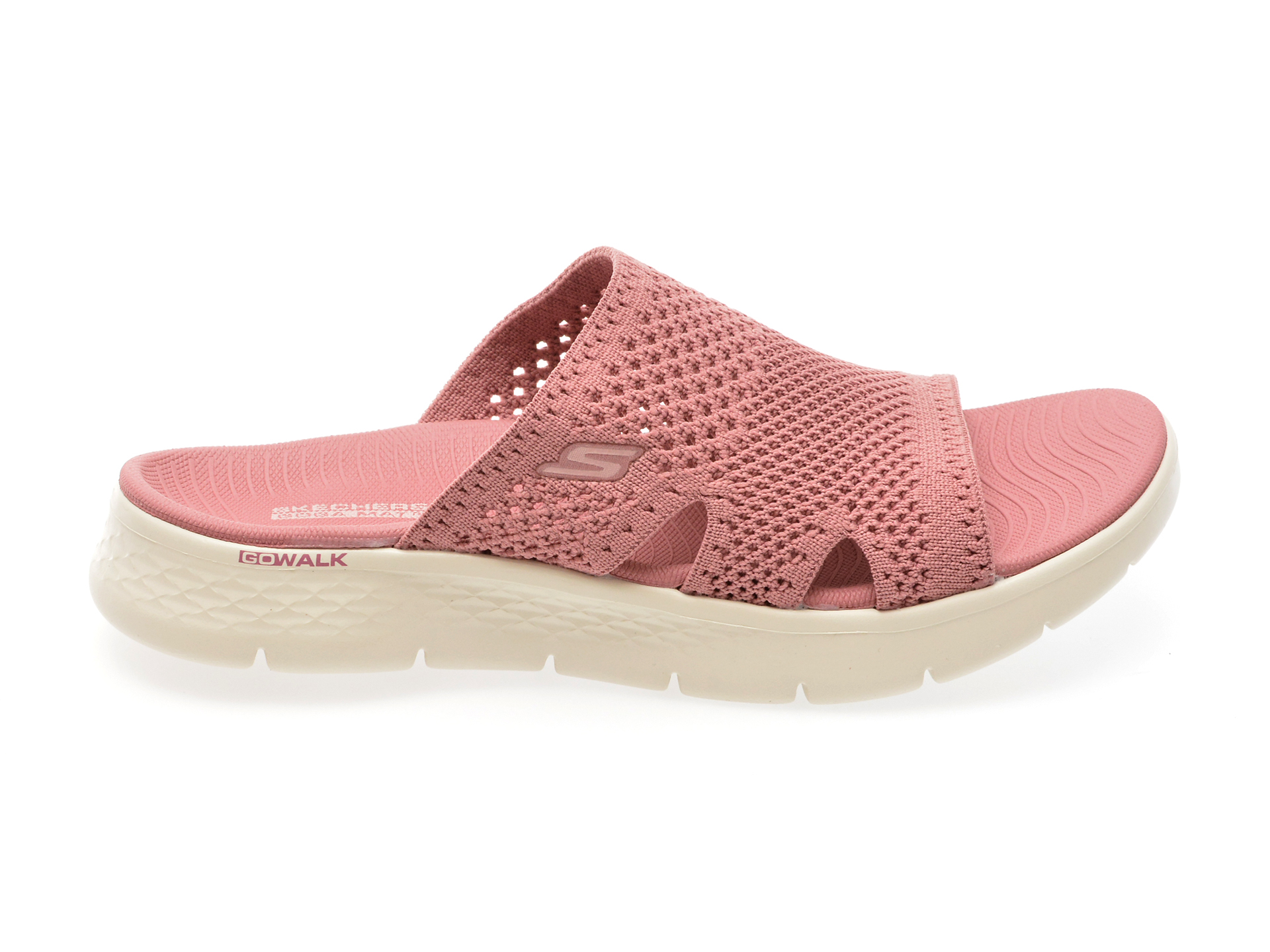 Papuci Casual Skechers Mov, 141425, Din Material Textil