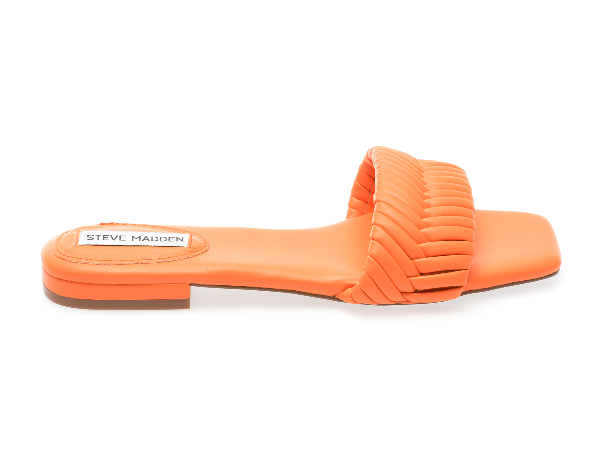 Papuci casual Steve Madden portocalii, ALLURE, din piele ecologica