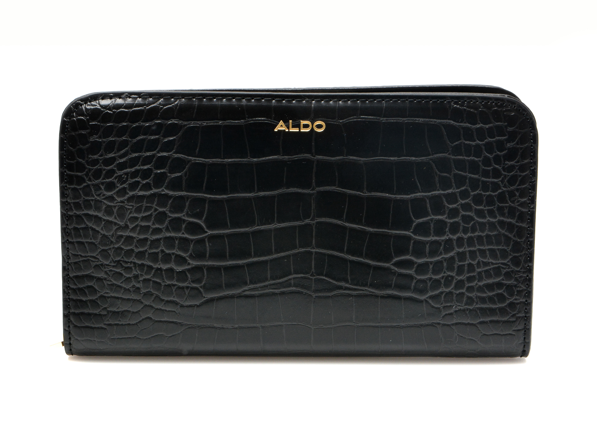 Portofel ALDO negru, SILENCER001, din piele ecologica Aldo imagine reduceri