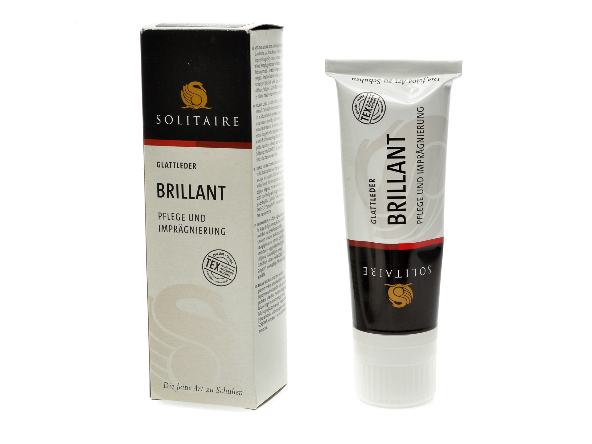 PR Crema de intretinere pentru incaltaminte, de culoare maro inchis, Solitaire Solitaire imagine reduceri