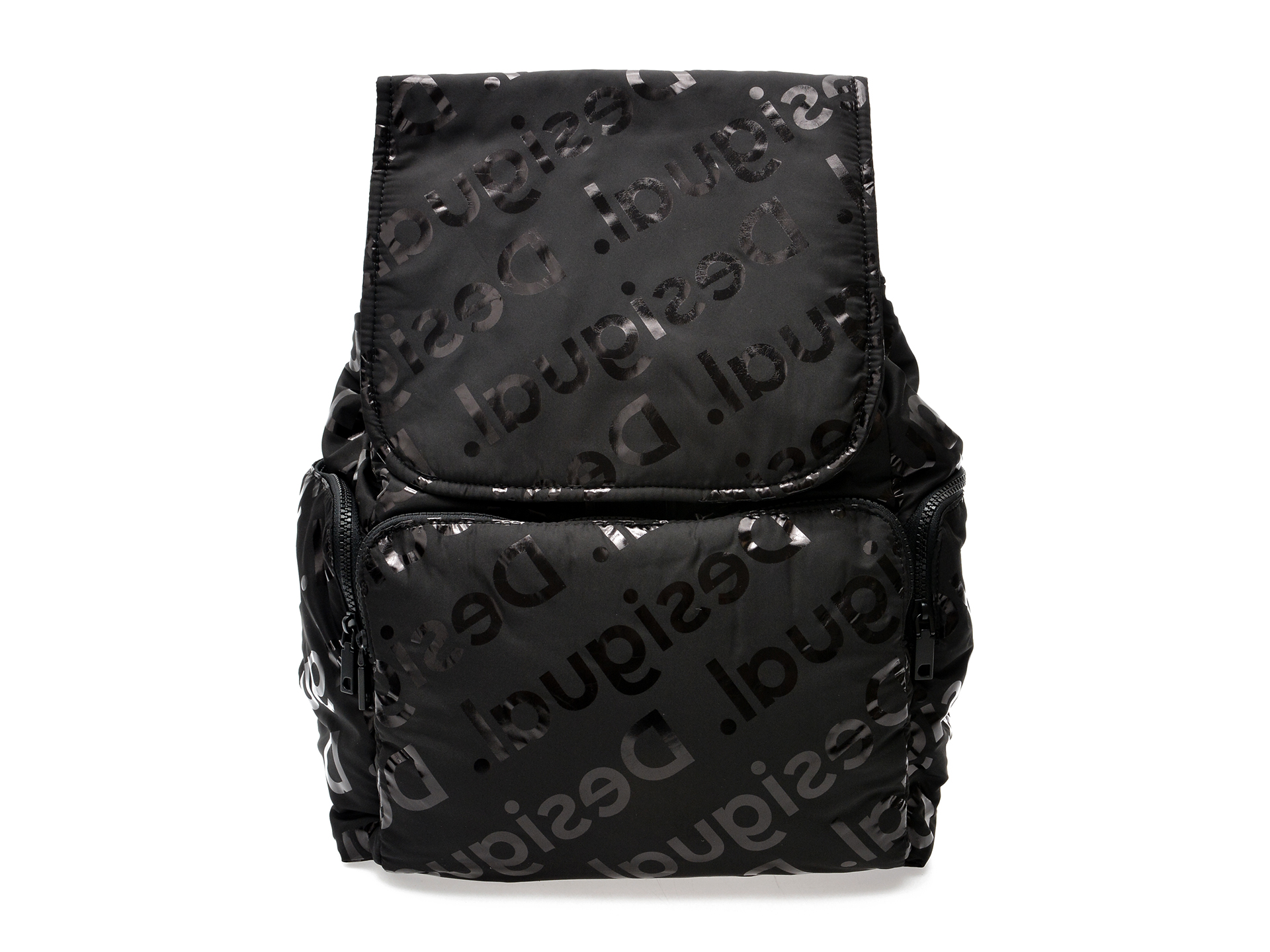 Rucsac DESIGUAL negru, WAKA05, din material textil DESIGUAL