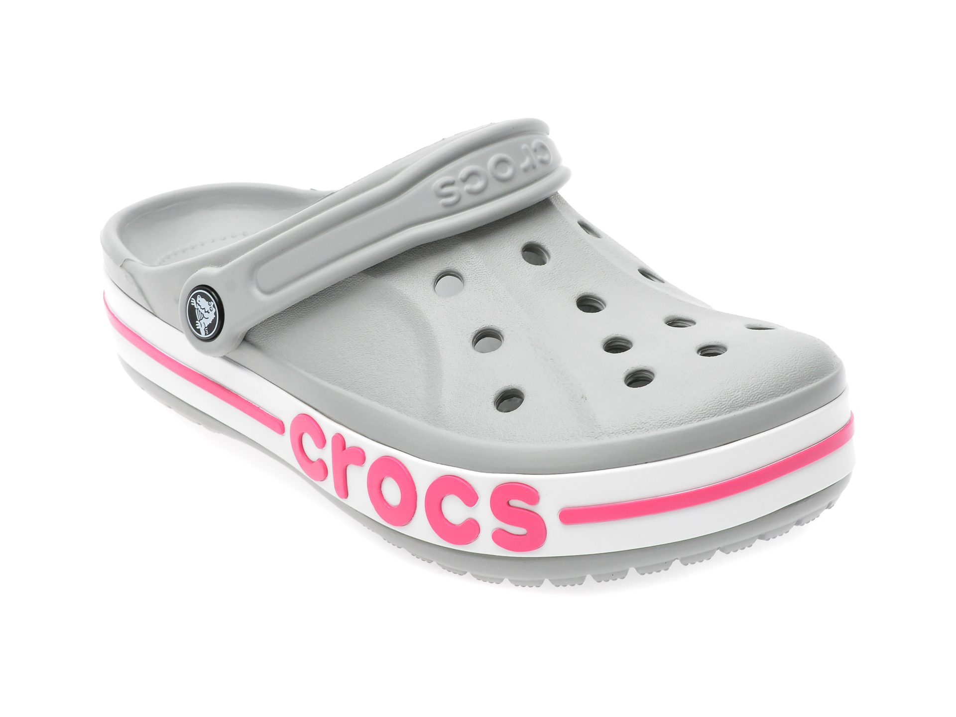 Saboti CROCS gri, 205089, din pvc