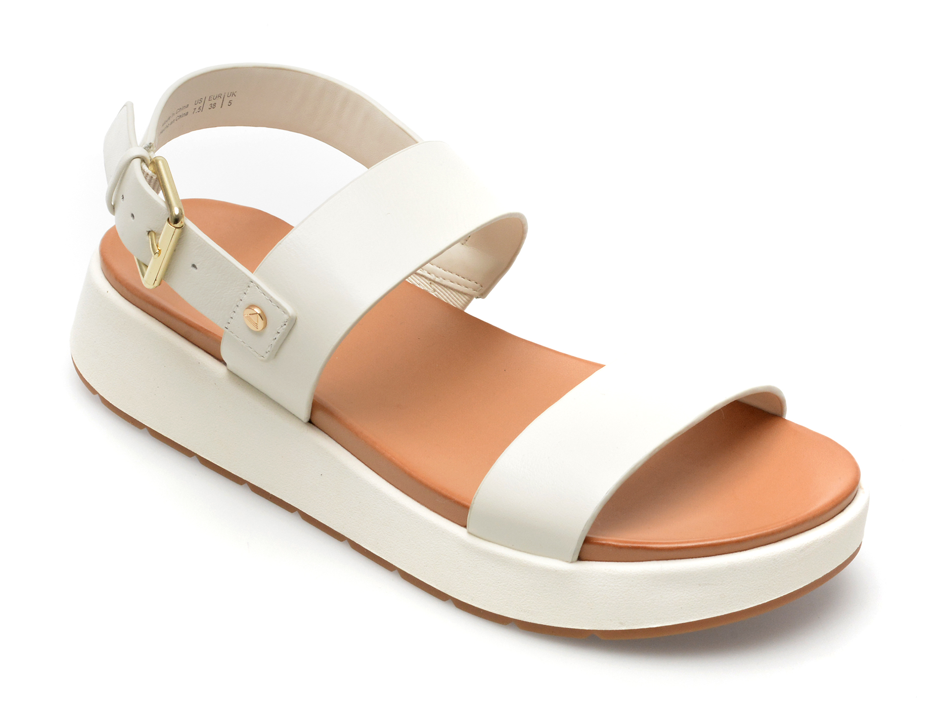 Sandale ALDO albe, SILYIA100, din piele naturala femei 2023-09-23