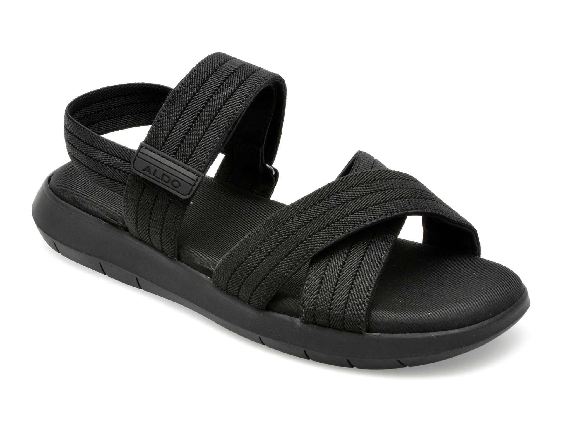 Sandale ALDO negre, 13606513, din material textil Aldo imagine noua 2022