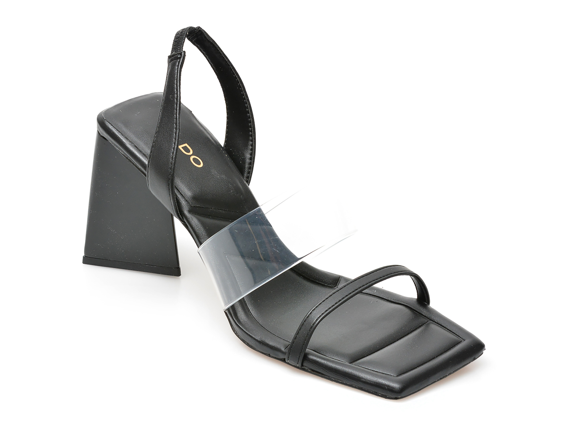 Sandale ALDO negre, ELISS001, din piele ecologica /femei/sandale imagine noua