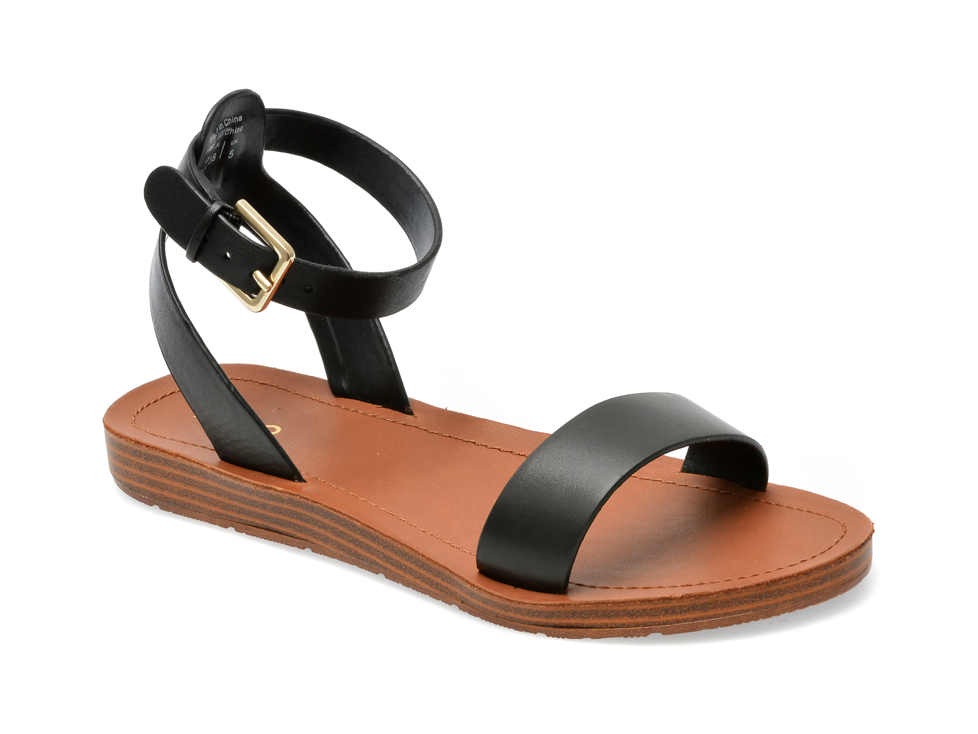 Sandale ALDO negre, KEDAREDIA001, din piele naturala