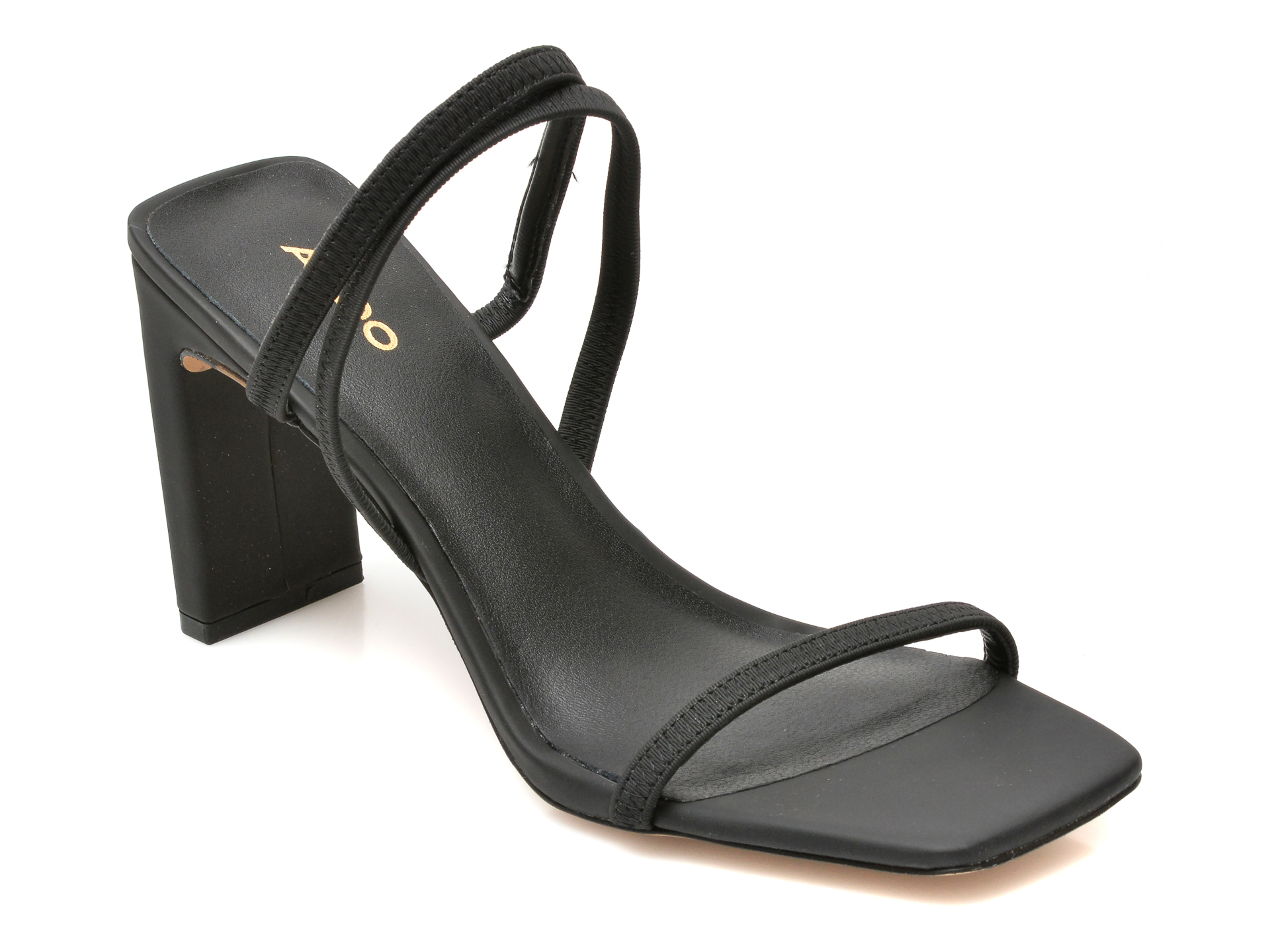 Sandale ALDO negre, OKURR001, din piele ecologica Aldo imagine noua