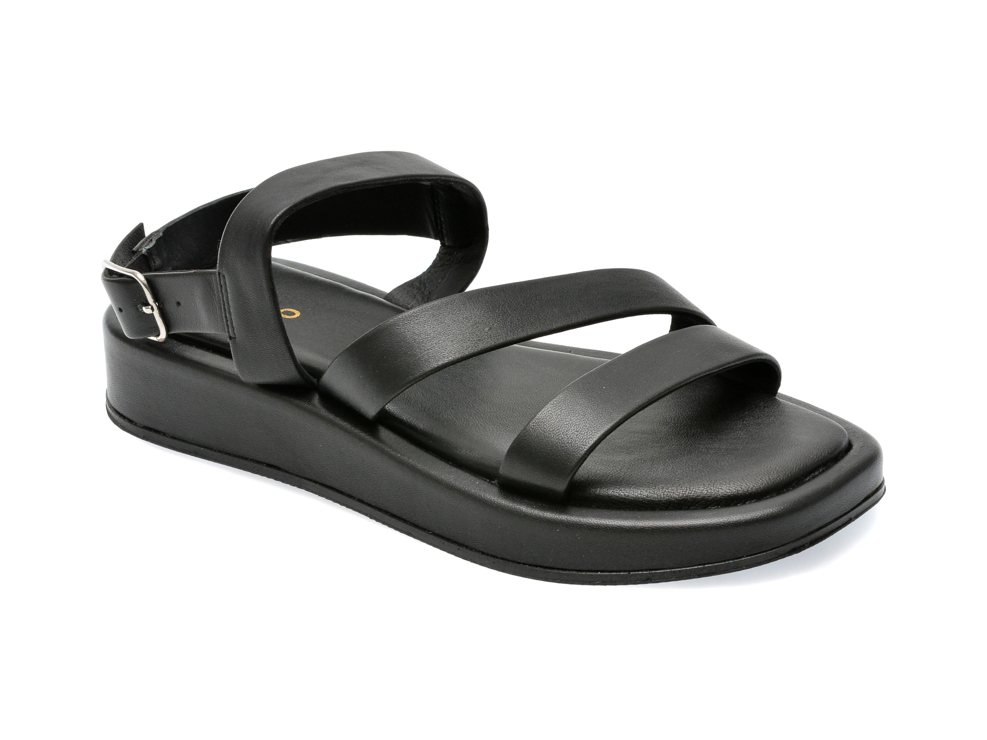 Sandale ALDO negre, RIMSKY001, din piele naturala Aldo INCALTAMINTE