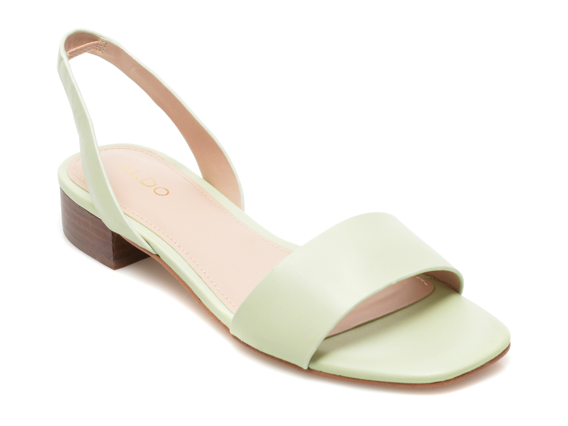 Sandale ALDO verzi, DOREDDA320, din piele naturala /femei/sandale imagine noua