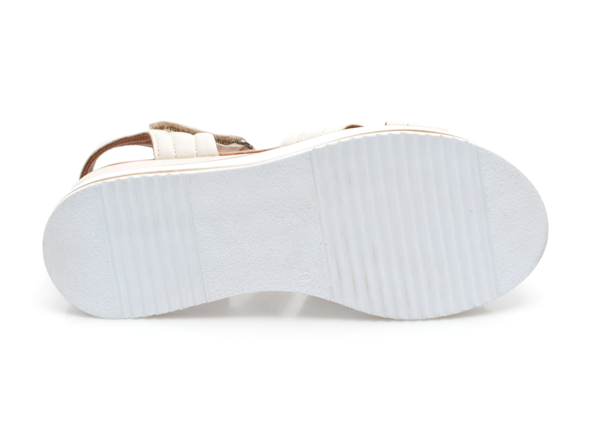Poze Sandale ANNA LUCCI albe, 1200, din piele naturala tezyo.ro