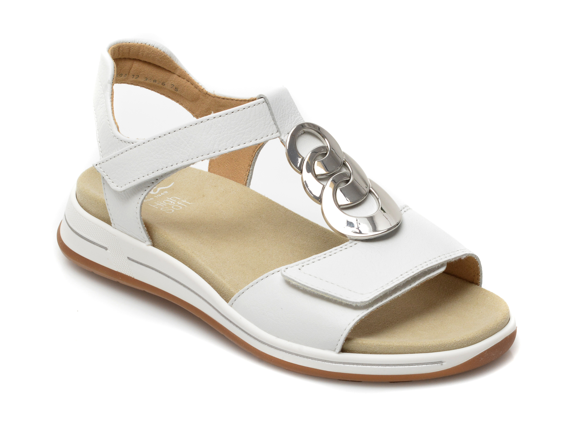 Sandale ARA albe, 34826, din piele naturala 2023 ❤️ Pret Super tezyo.ro imagine noua 2022