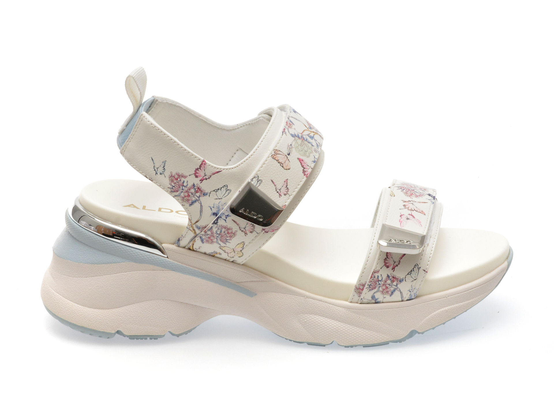 Sandale casual ALDO albe, 13740364, din piele ecologica