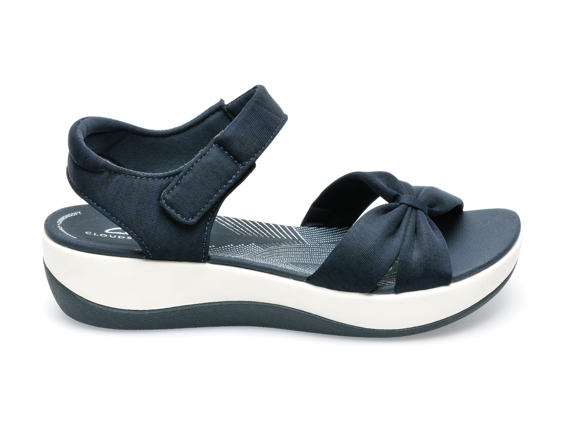 Poze Sandale CLARKS bleumarin, ARLASHO, din material textil Tezyo
