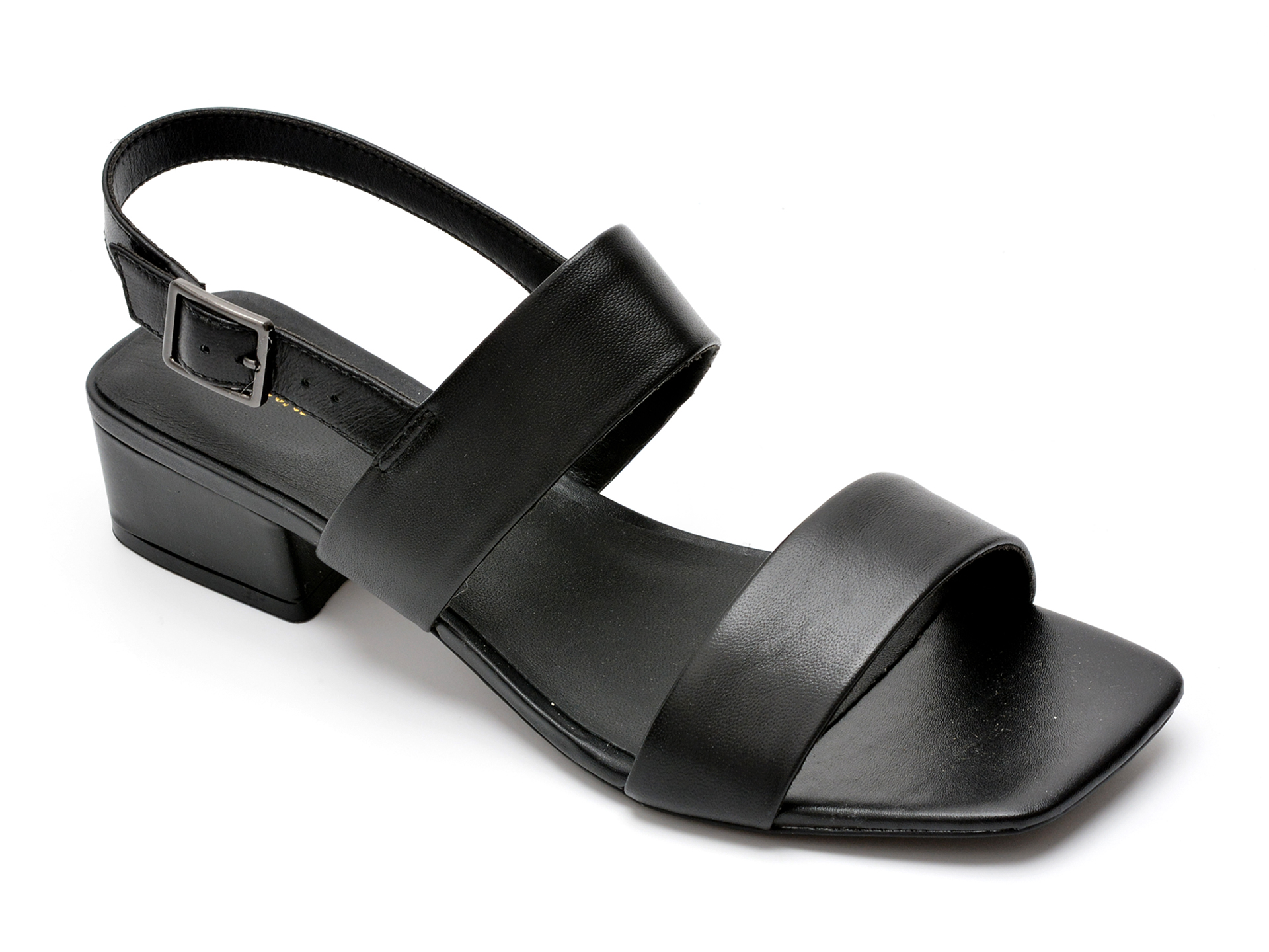 Sandale CLARKS negre, SER25ST, din piele naturala