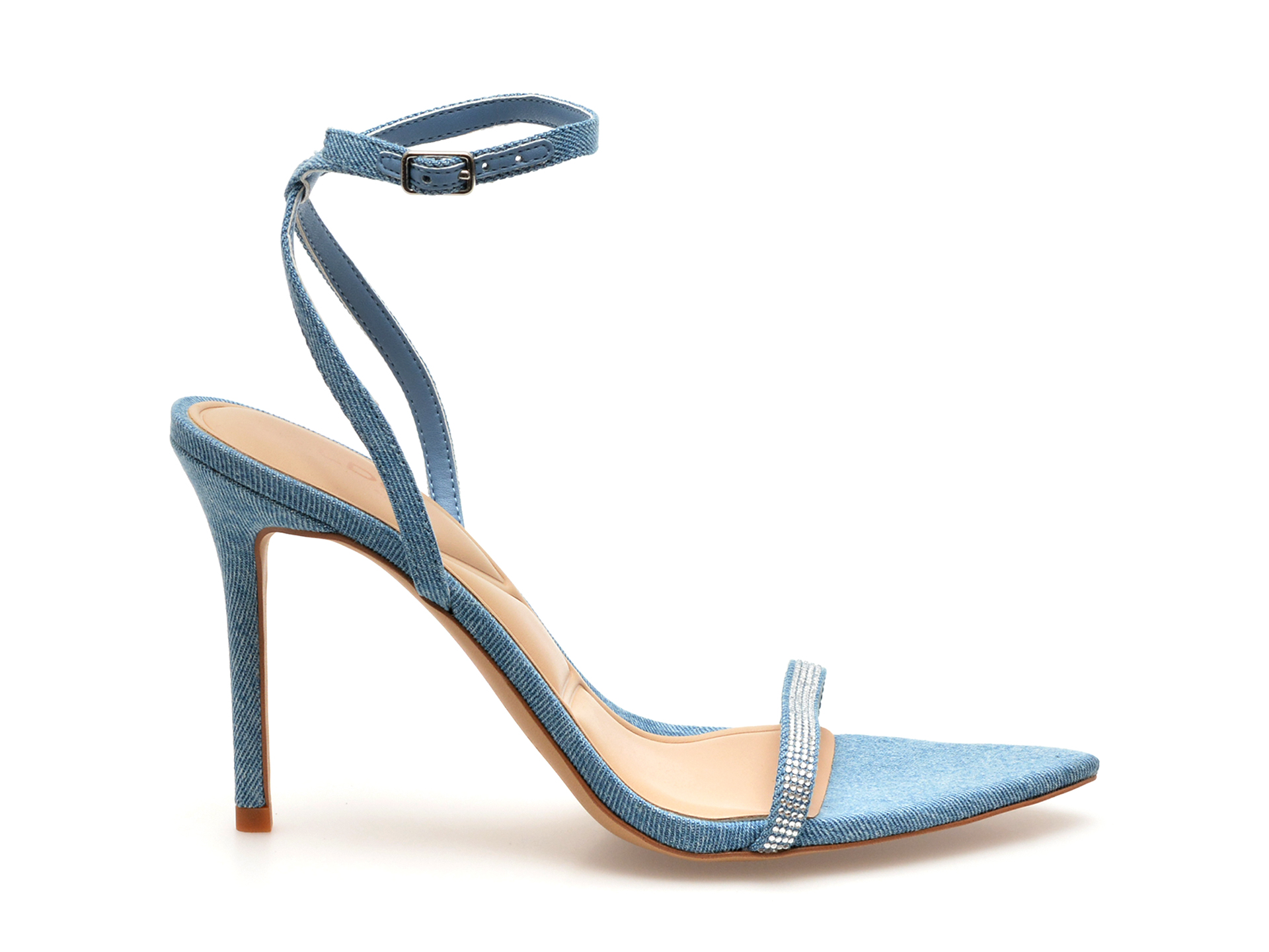Sandale elegante ALDO bleumarin, 13707786, din material textil