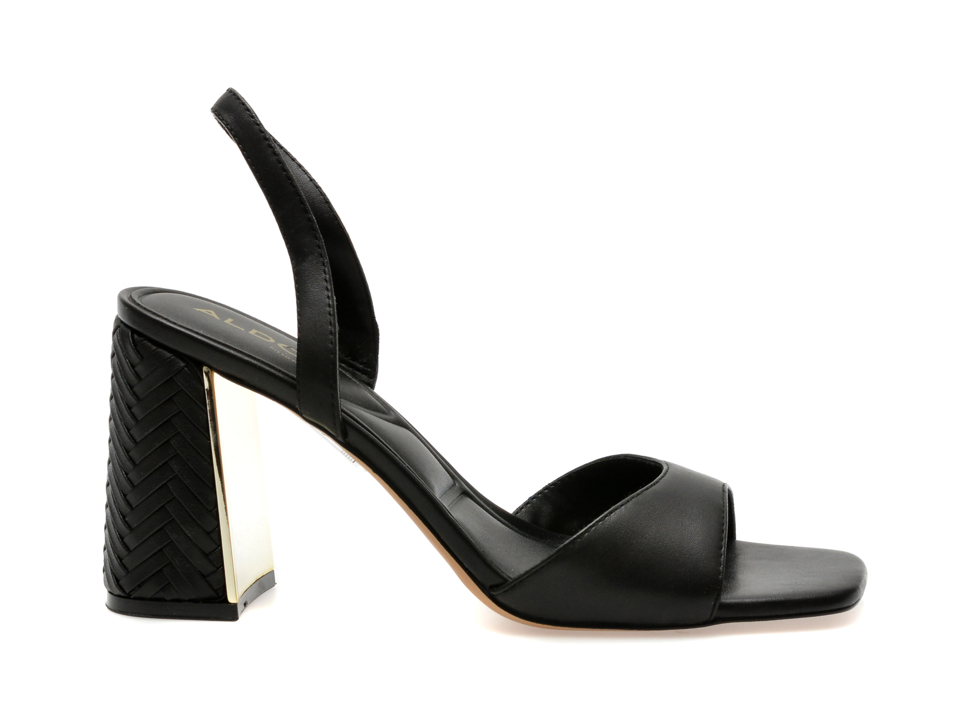 Sandale elegante ALDO negre, MIRALE0011, din piele naturala
