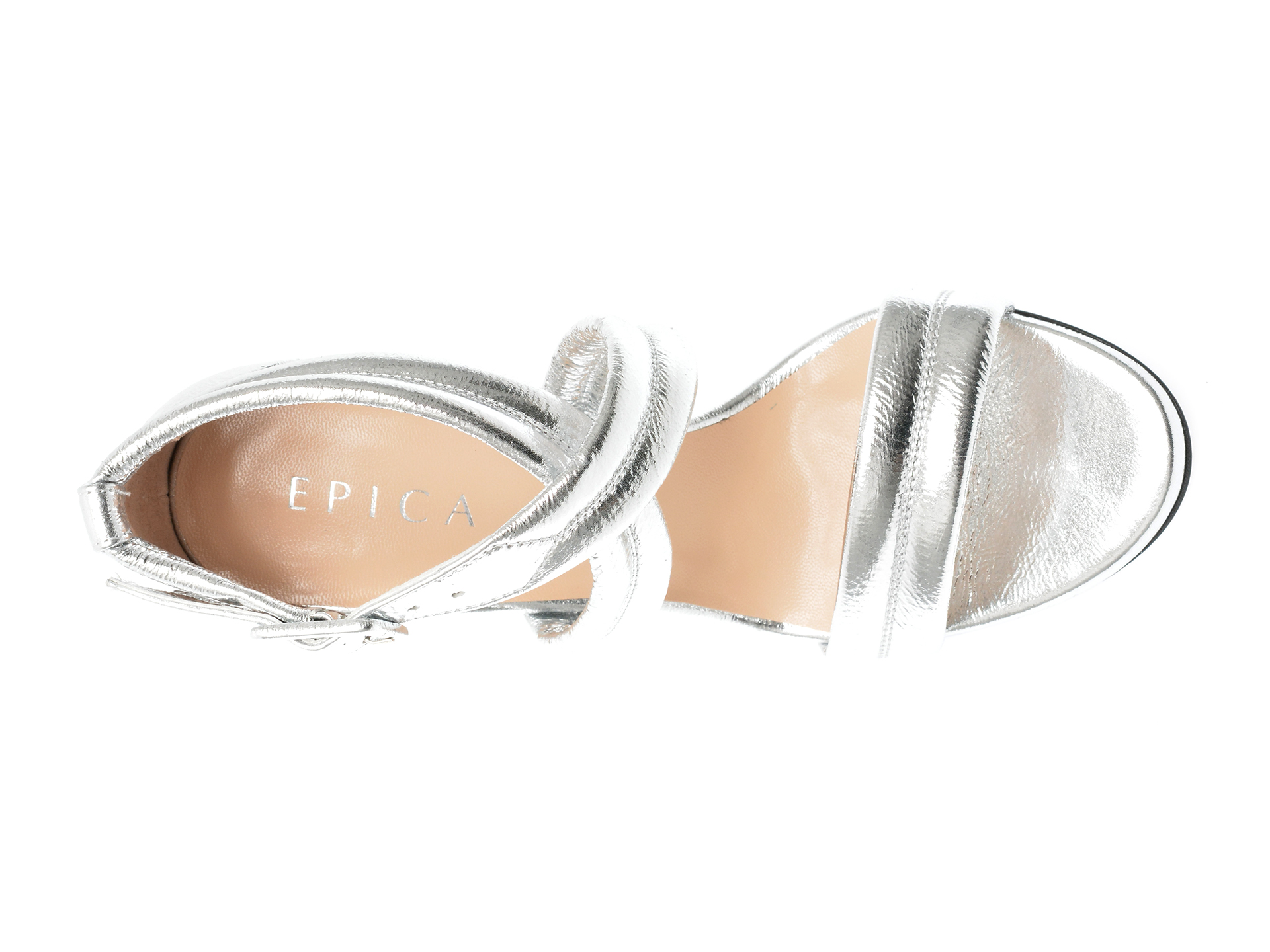 Poze Sandale EPICA argintii, 709146, din piele naturala Tezyo