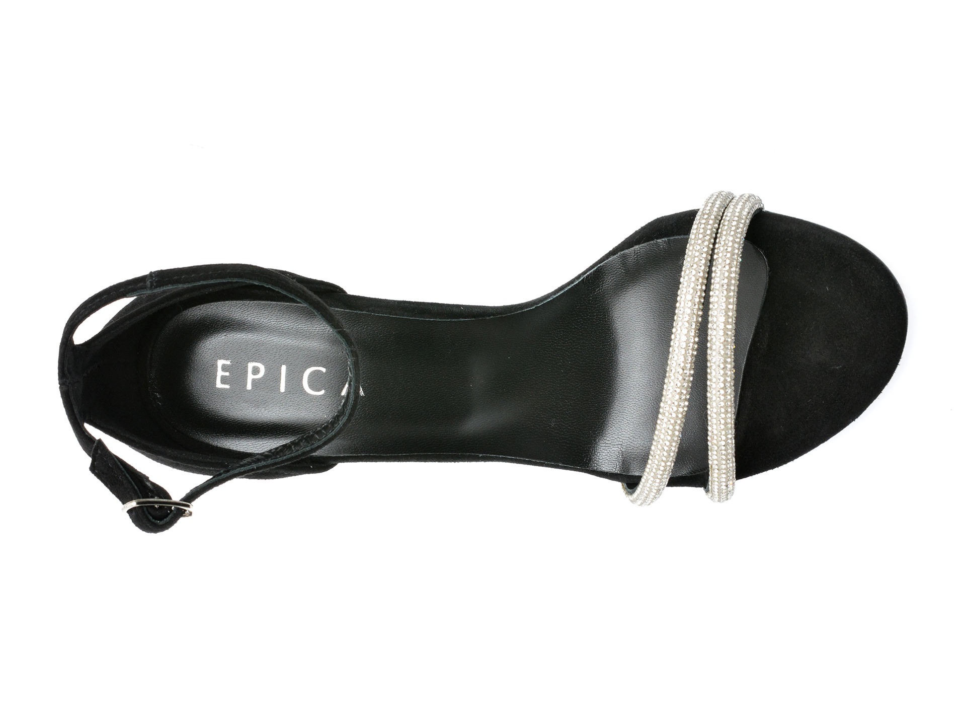 Poze Sandale EPICA negre, 168, din piele intoarsa tezyo.ro