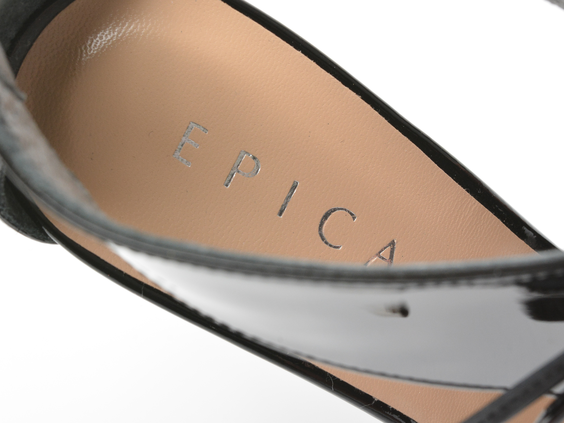 Poze Sandale EPICA negre, 401D12, din piele naturala lacuita tezyo.ro - by OTTER Distribution