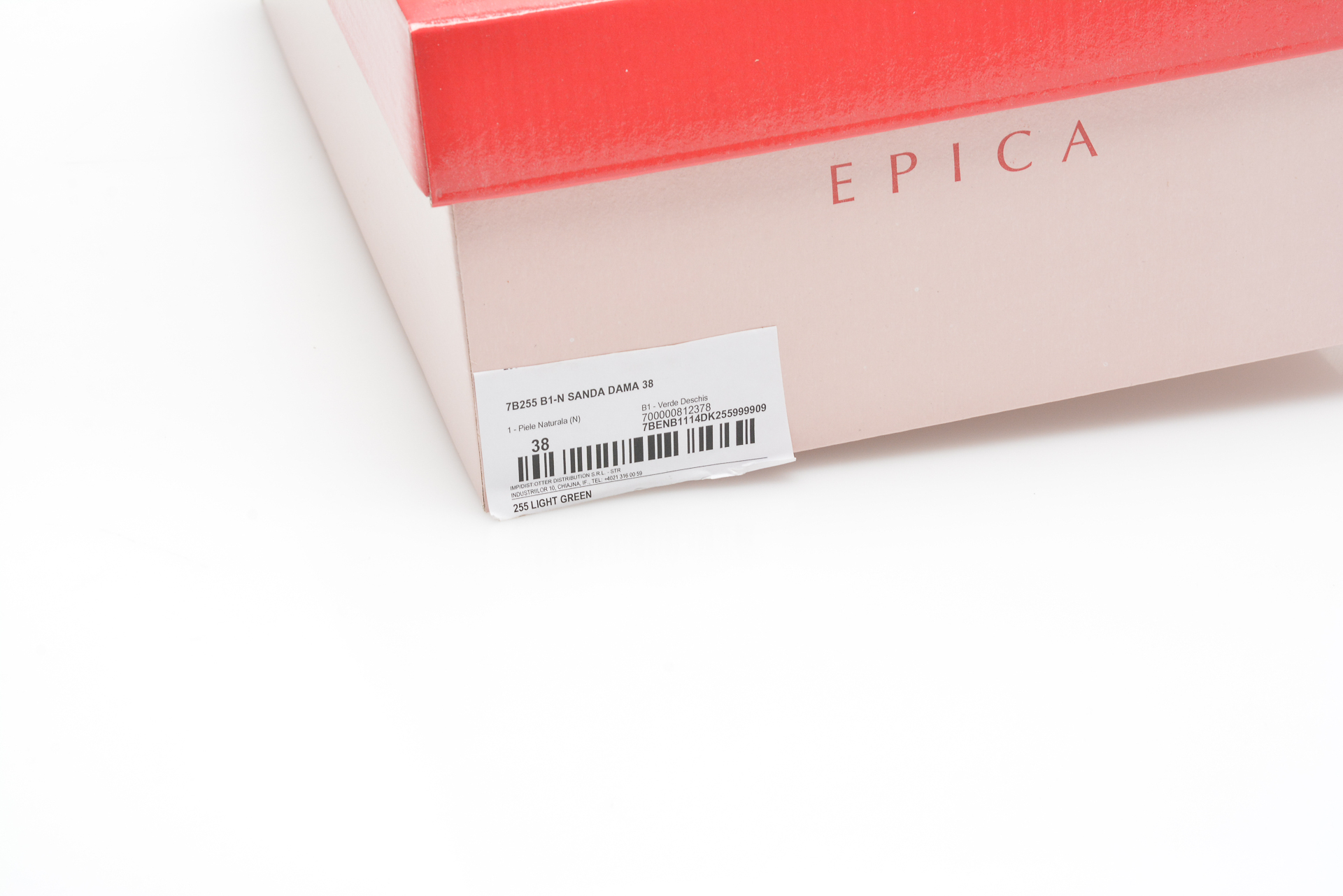 Sandale EPICA verzi, 255, din piele naturala 2022 ❤️ Pret Super tezyo.ro imagine noua 2022