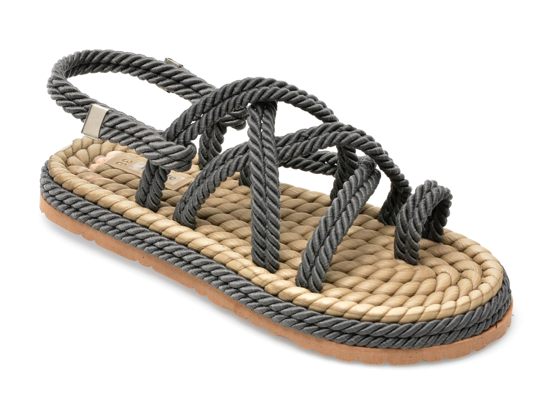 Sandale IMAGE gri, 2022, din material textil Image imagine noua 2022