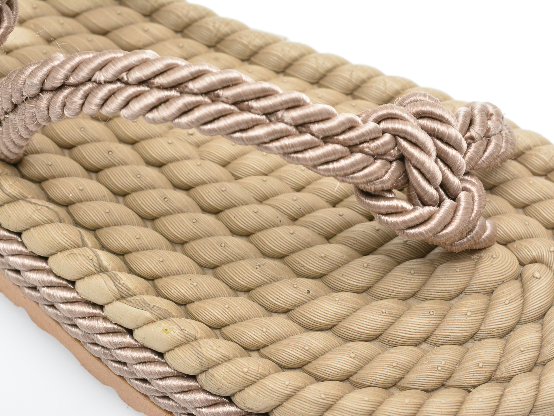 Poze Sandale IMAGE maro, 2020, din material textil Tezyo