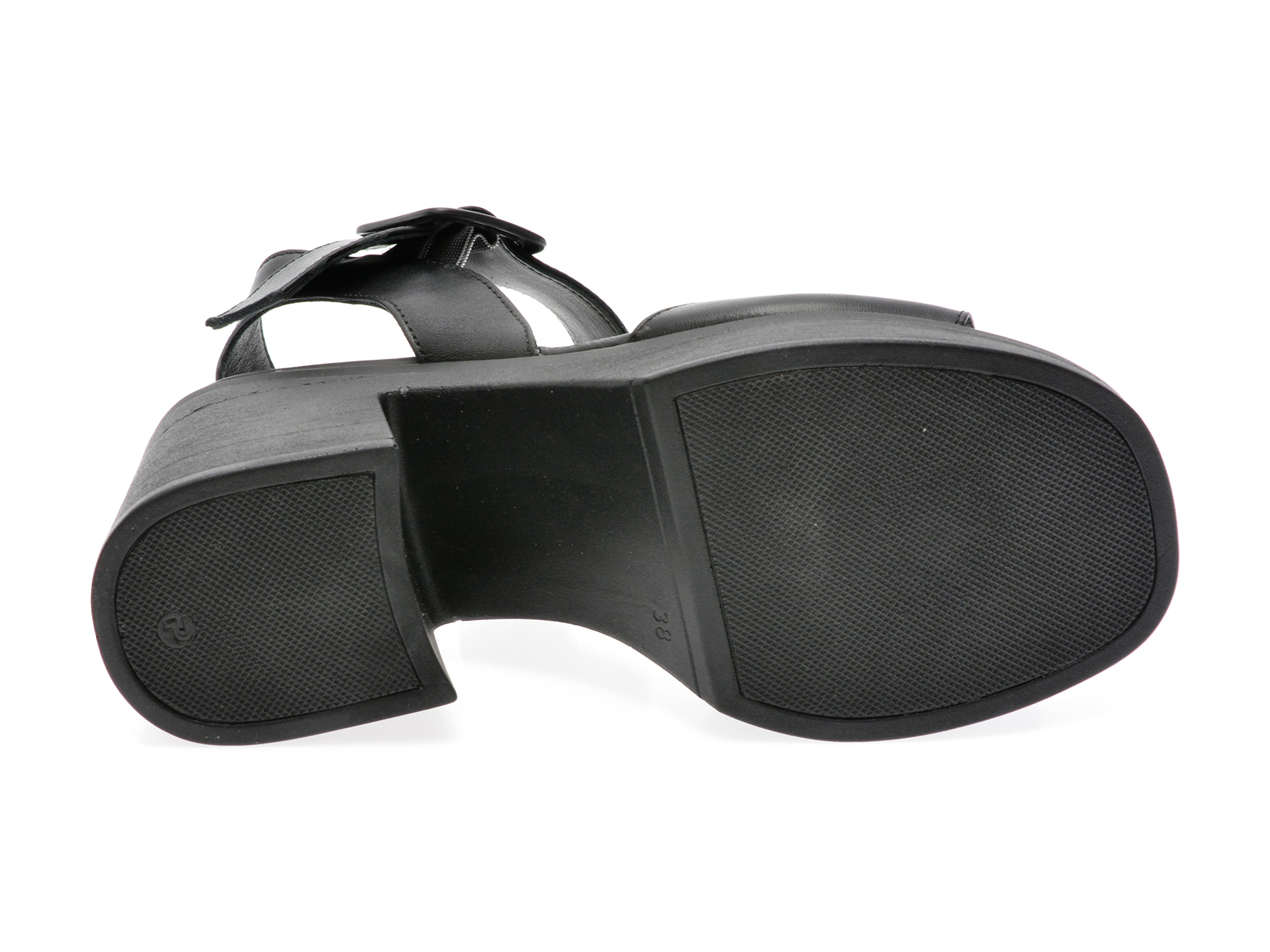Poze Sandale IMAGE negre, 22022, din piele naturala tezyo.ro - by OTTER Distribution