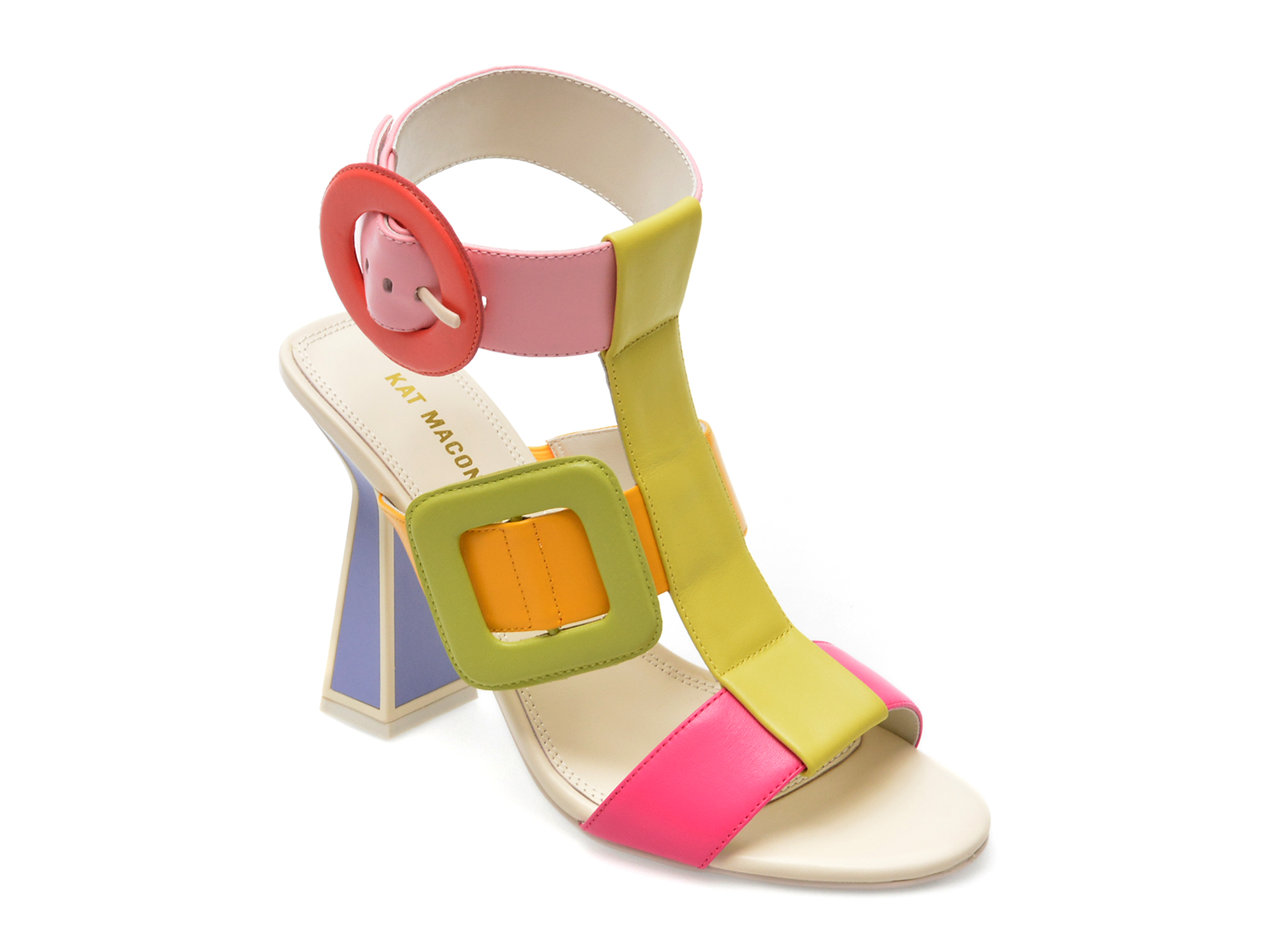 Sandale KAT MACONIE FOR EPICA multicolor, DELIZ, din piele naturala /femei/sandale imagine noua