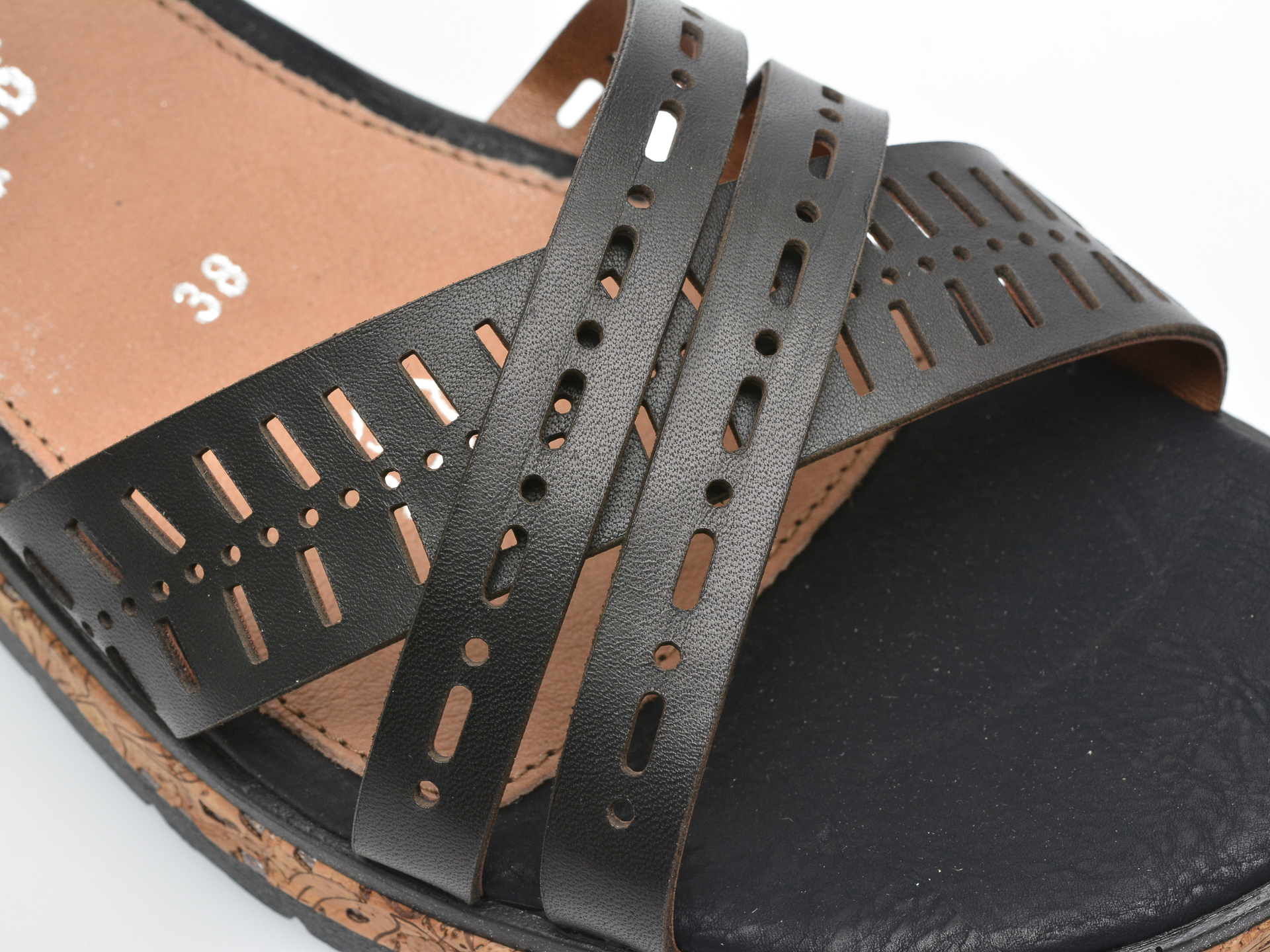 Poze Sandale REMONTE negre, D3063, din piele naturala tezyo.ro