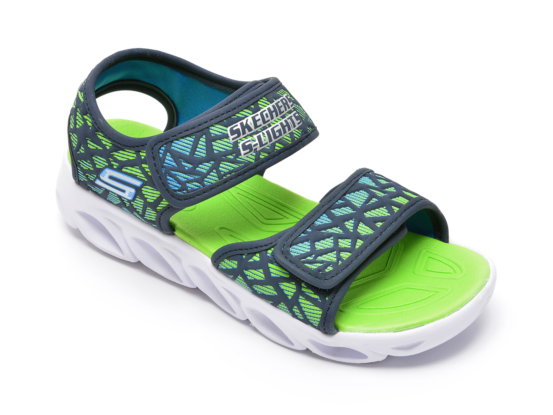 Sandale SKECHERS bleumarin, HYPNO-SPLASH, din piele ecologica 2022 ❤️ Pret Super tezyo.ro imagine noua 2022