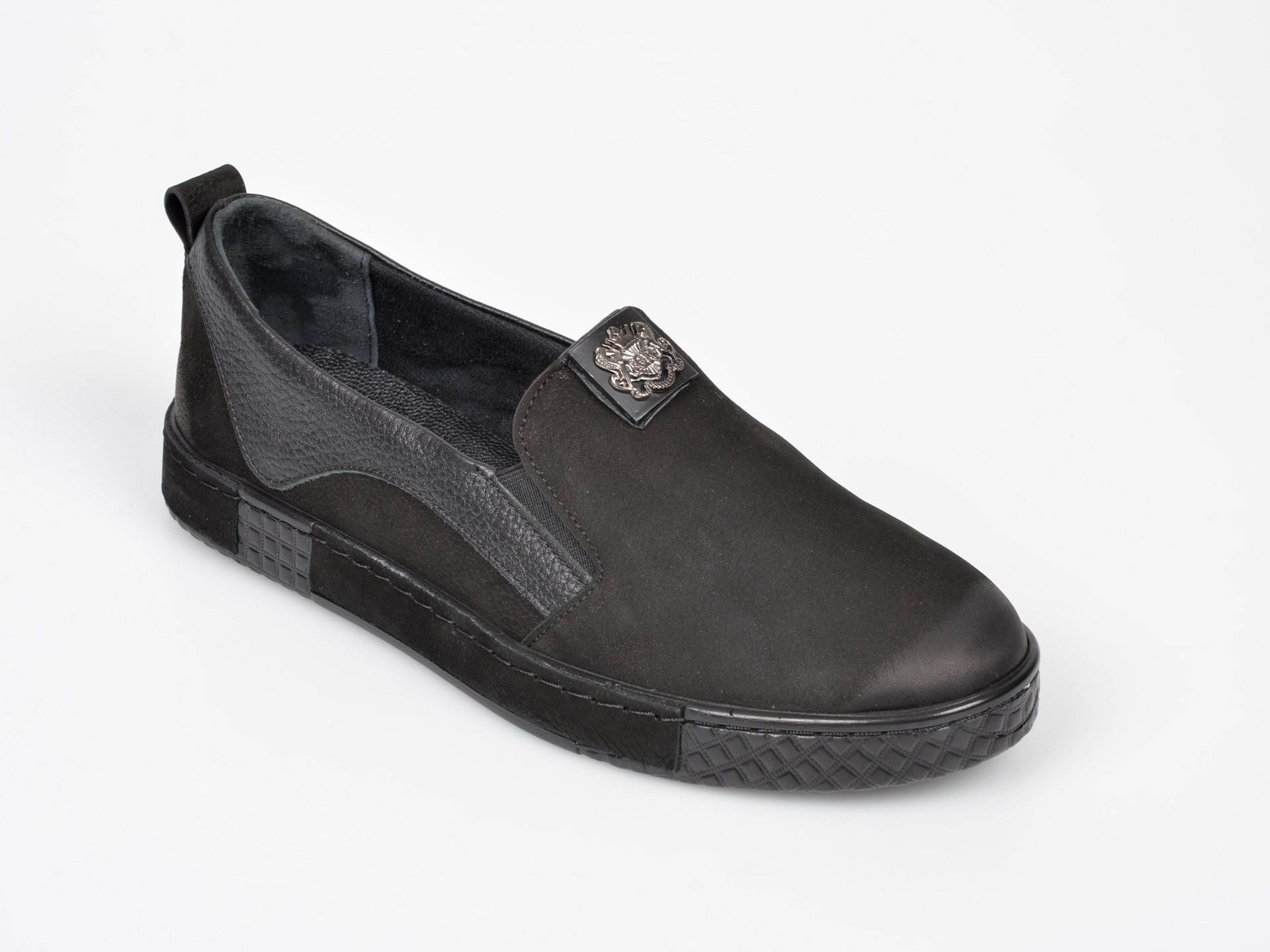 Pantofi FLAVIA PASSINI negri, EM4713, din nabuc